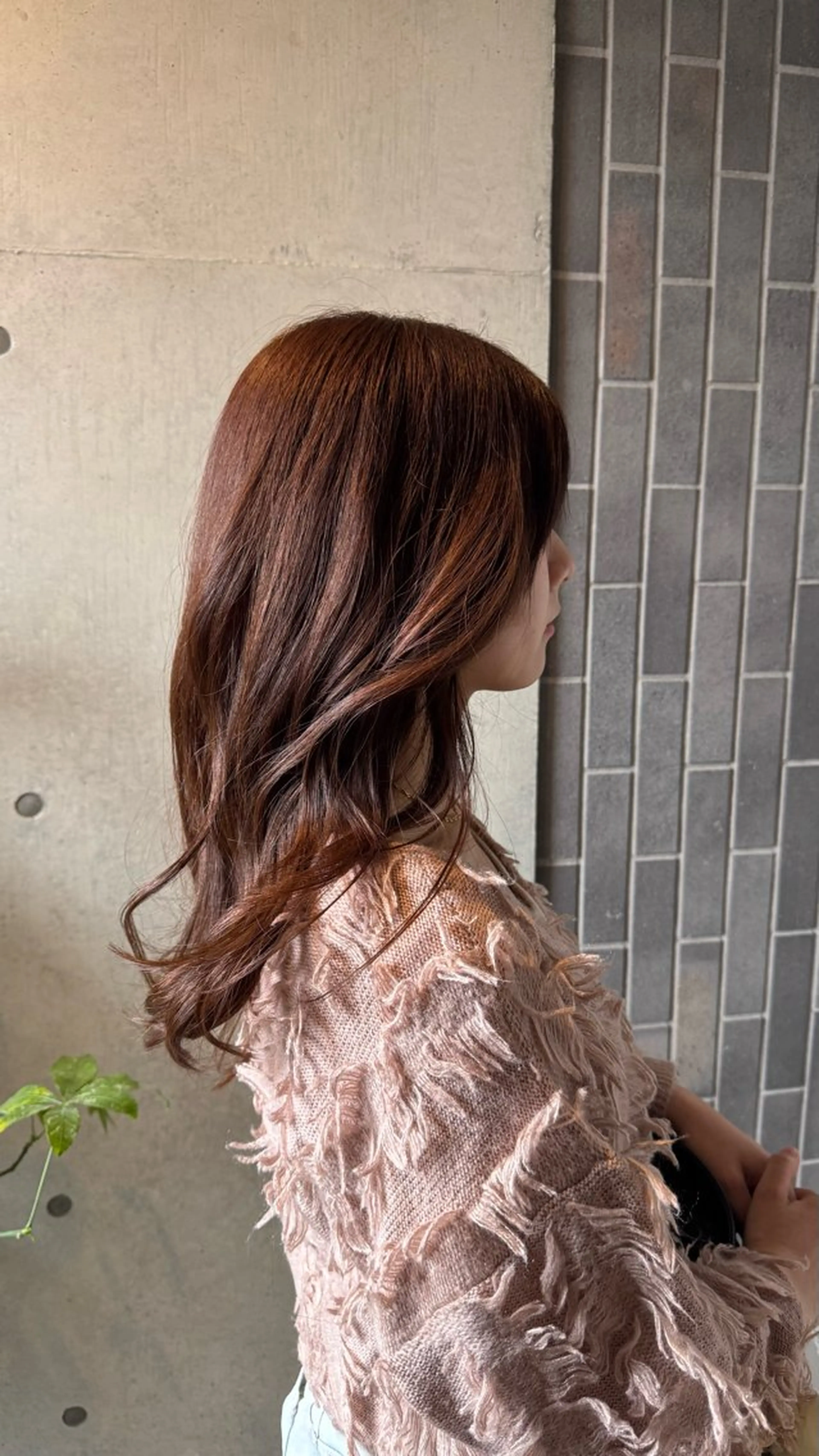 セミロング カット sweep 琉花のヘアスタイル