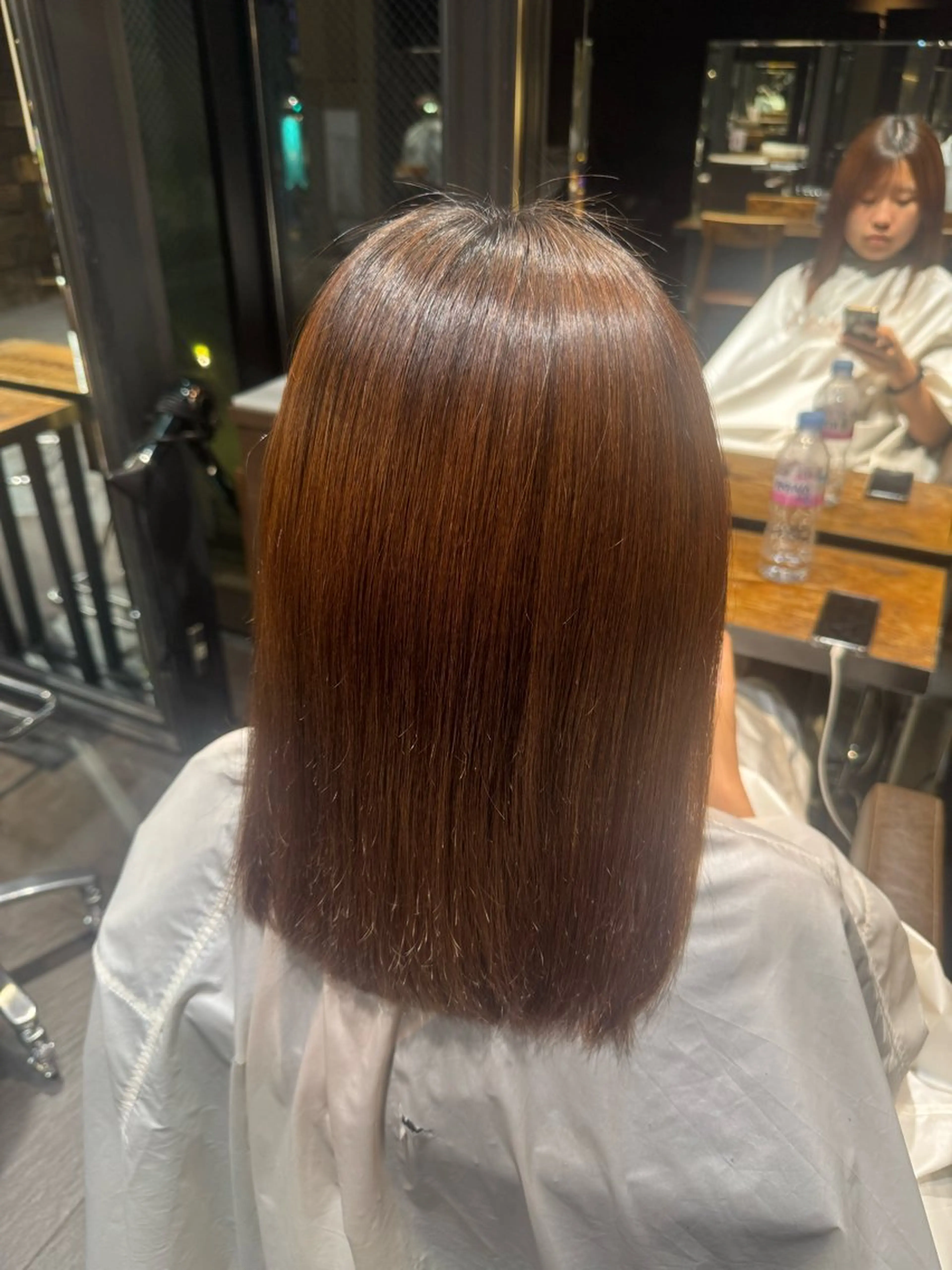 ミディアム パーマ MINX似合わせボブ 髪質改善/岩城槙乃介のヘアスタイル