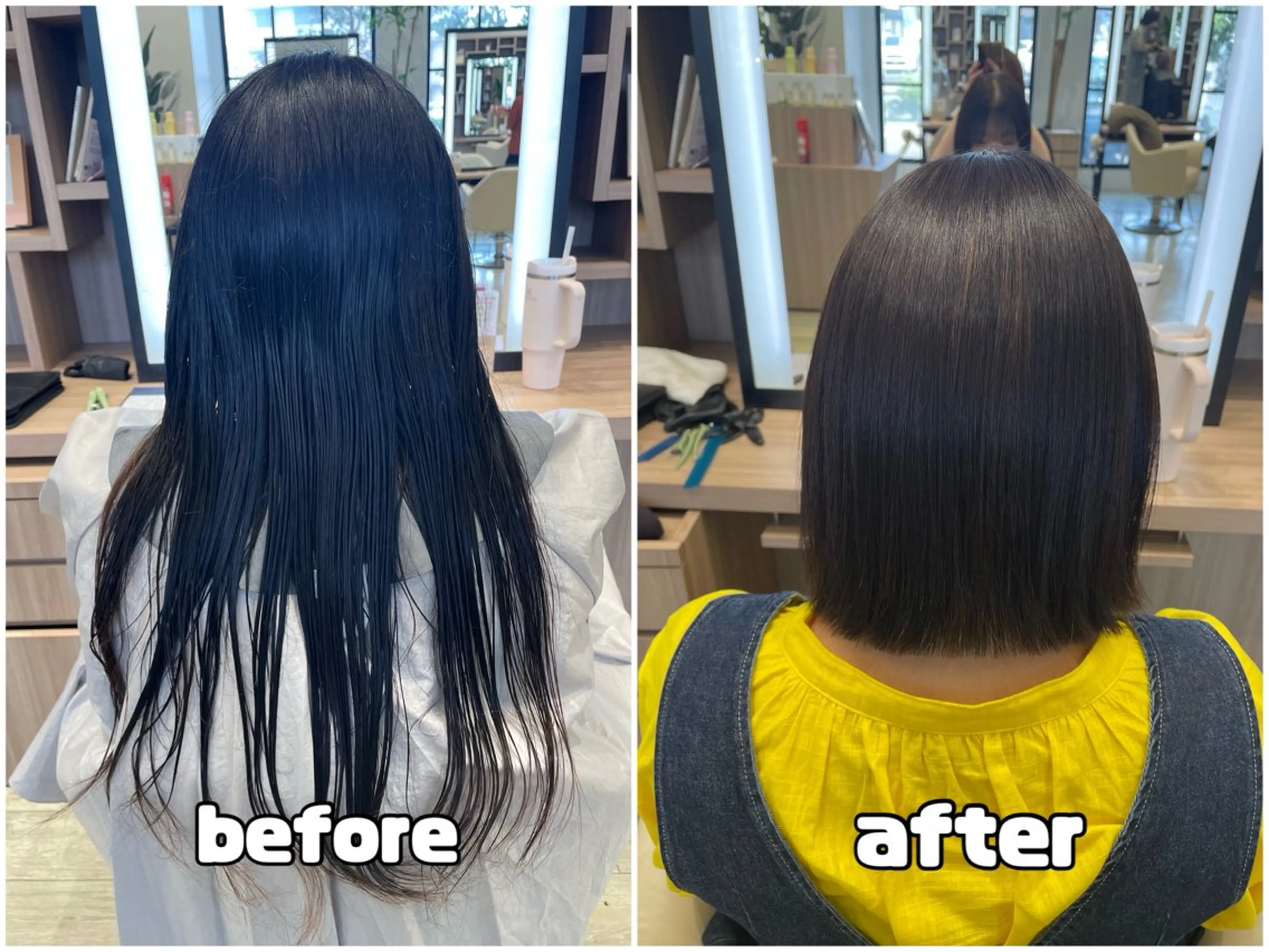 ミディアム 縮毛矯正 田中 あかりのヘアスタイル
