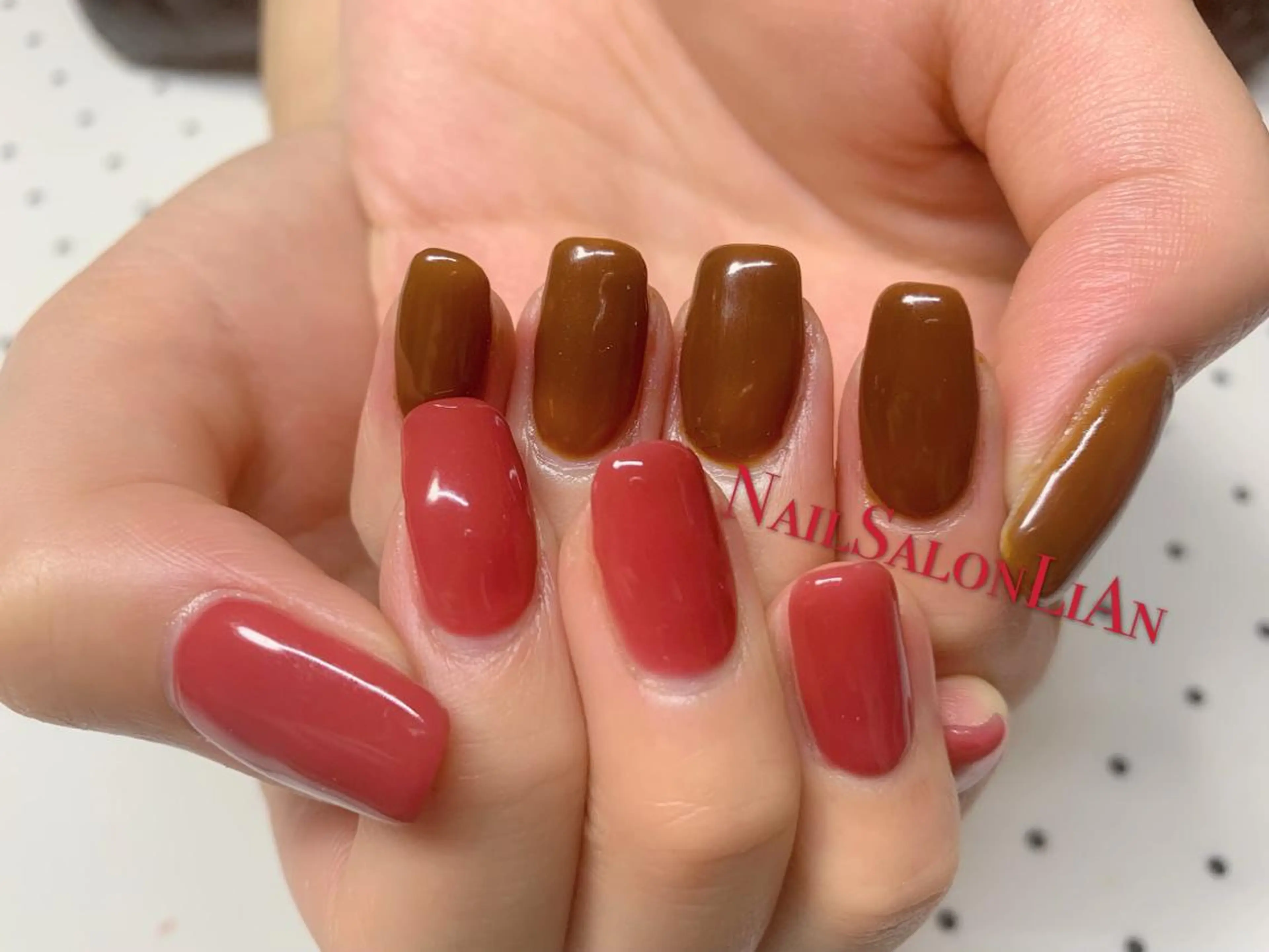 ネイル シンプルネイル ハンドネイル NailSalon LiAnのネイルデザイン