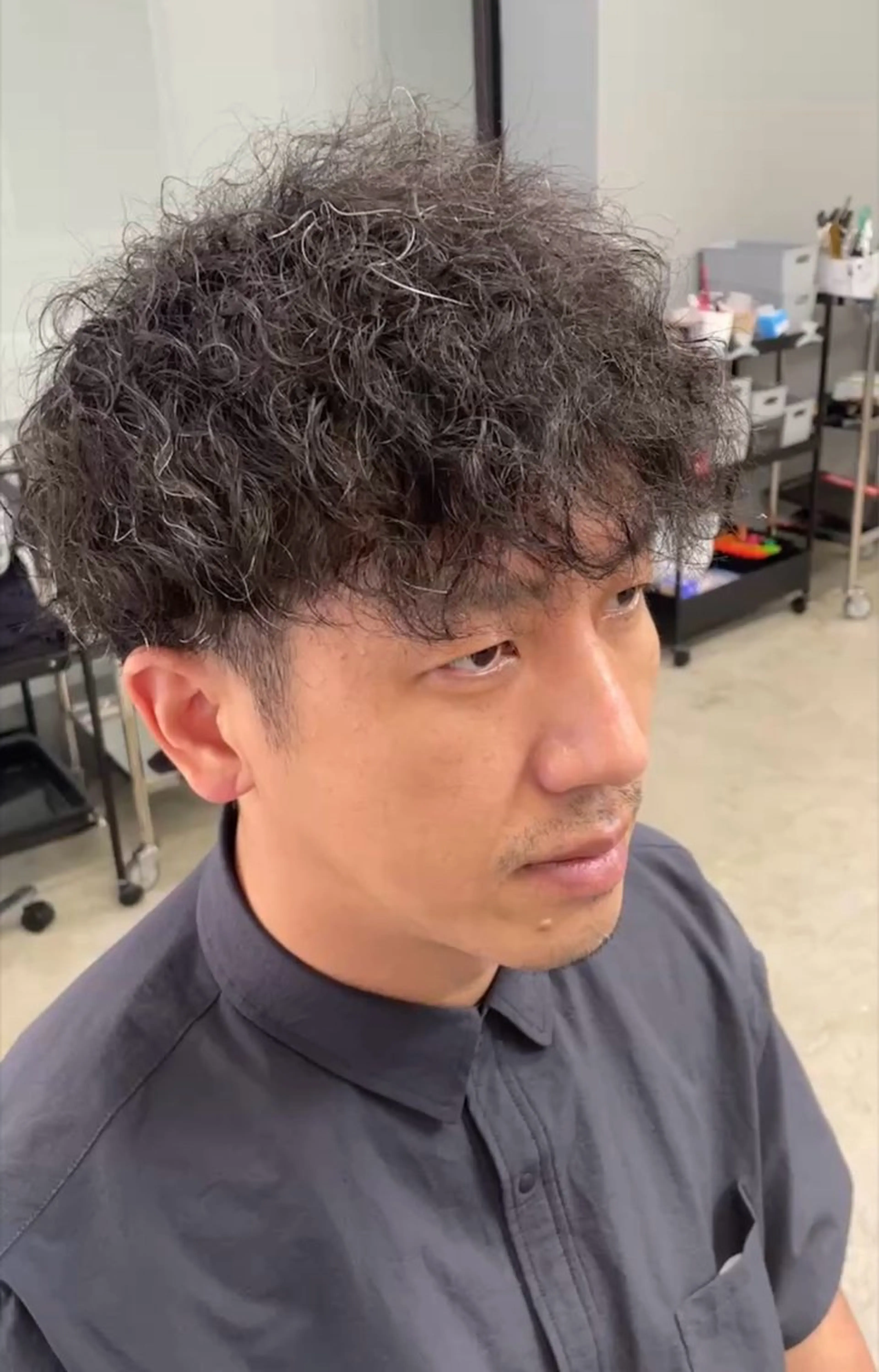 ショート パーマ メンズ メンズ専門サロン wokeのヘアスタイル