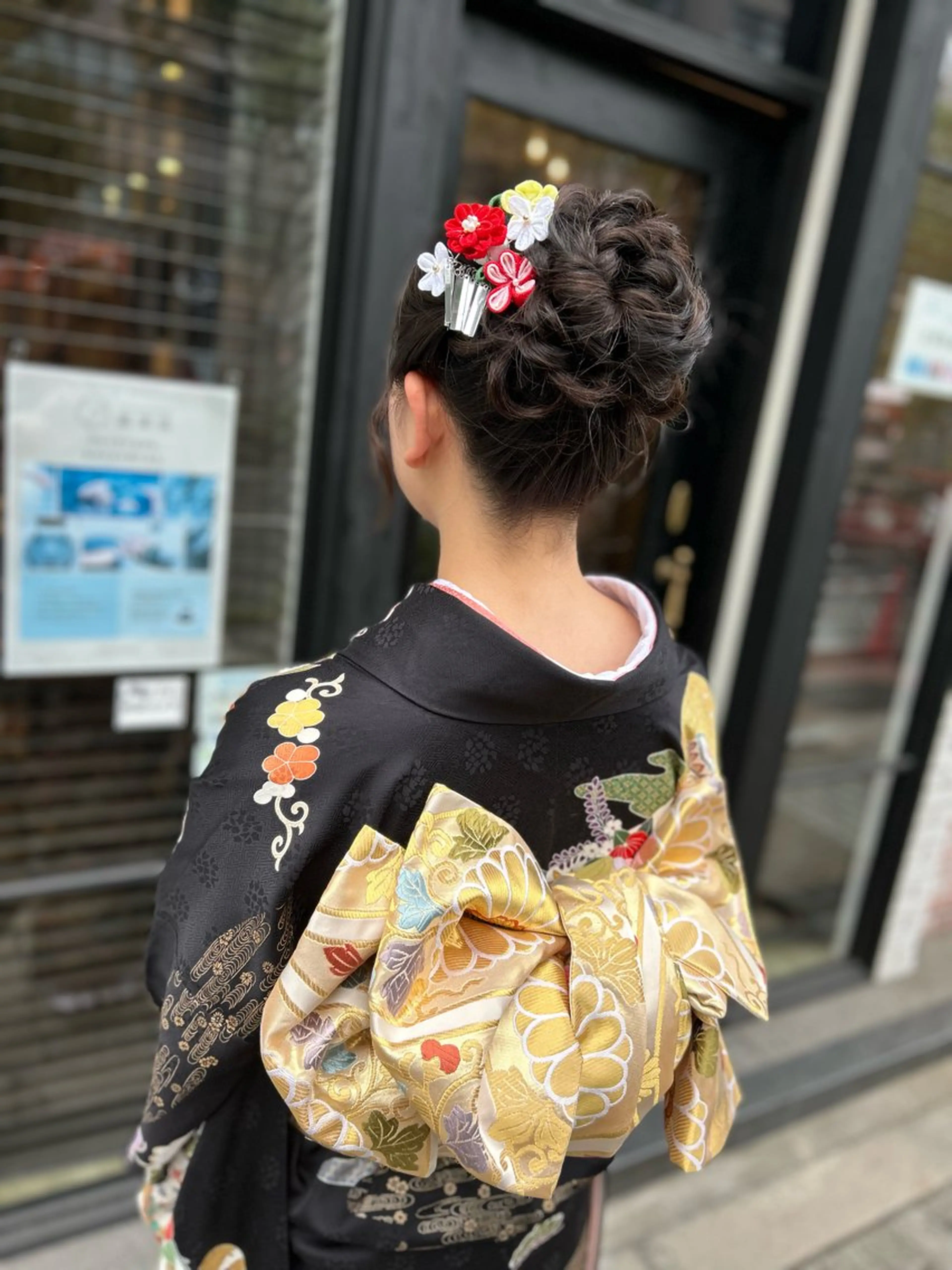 ヘアアレンジ お団子ヘア ヘアセット mai /attraのヘアスタイル