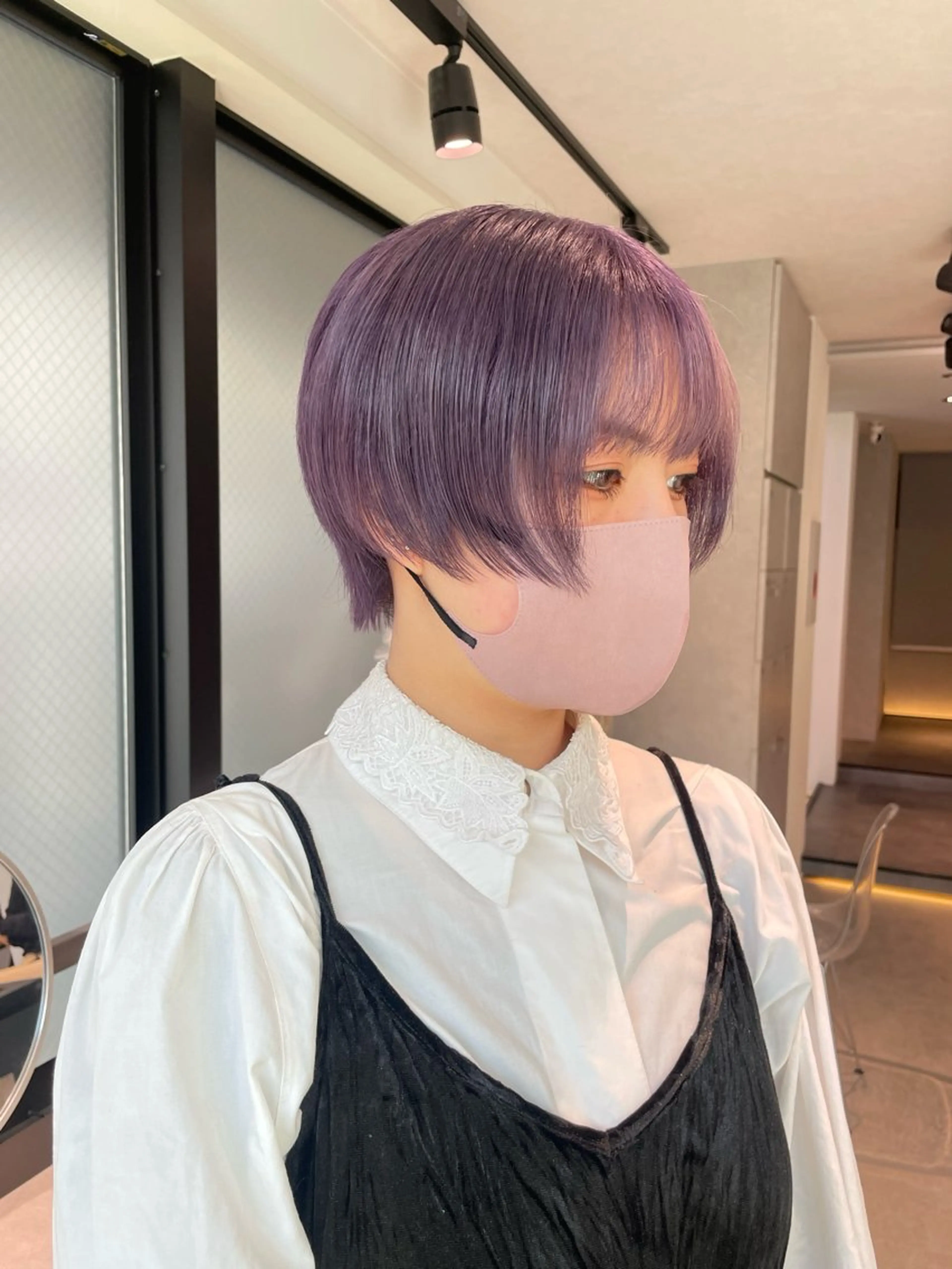 ショート REINA/ブリーチ /ハイトーン/原宿のヘアスタイル