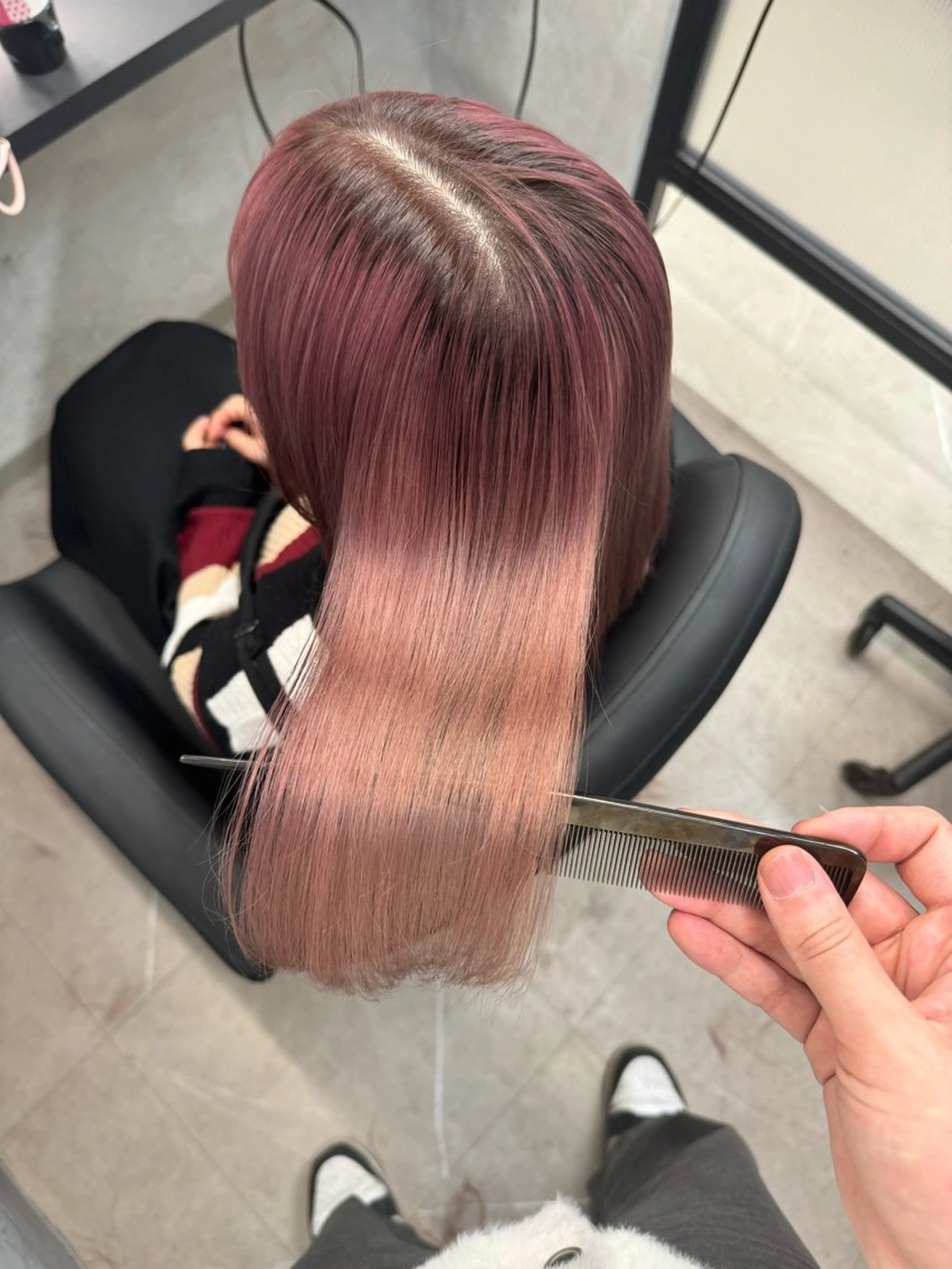 ショート カット ヘアカラー 縮毛矯正 トリートメント 縮毛矯正/髪質改善 韓国風/MIKIYAのヘアスタイル