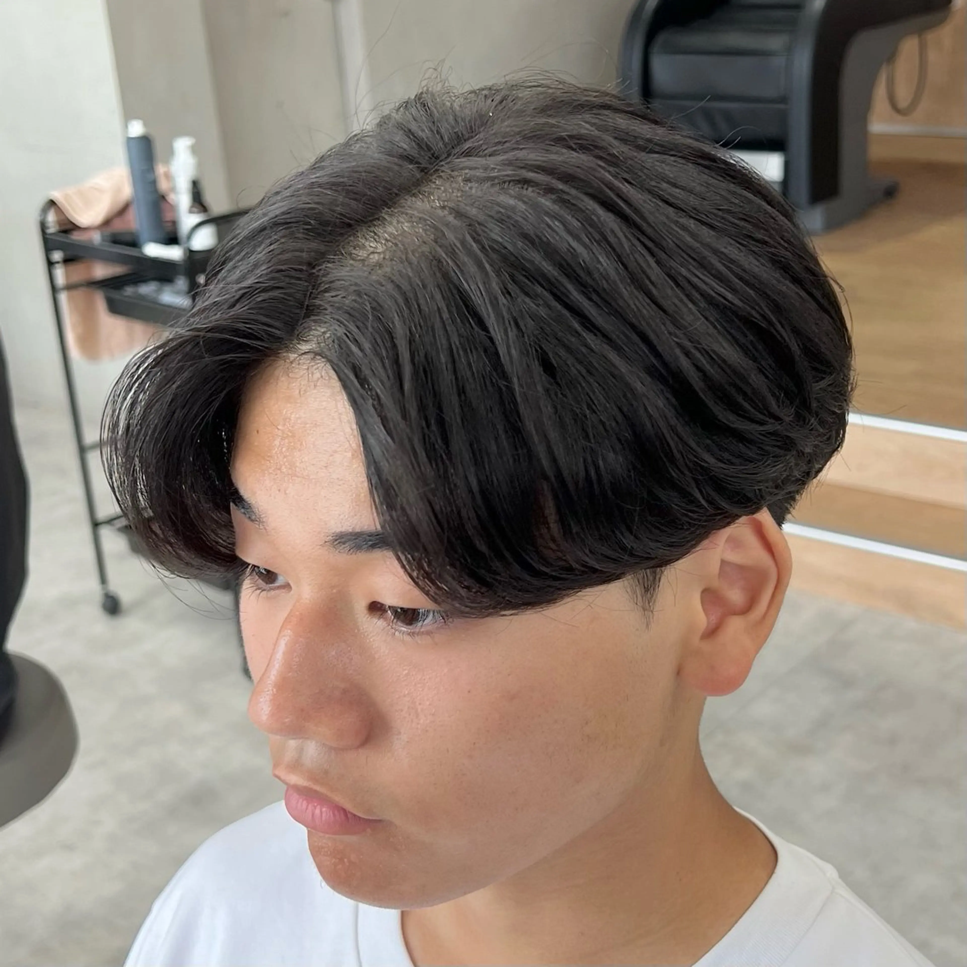 【ご新規様限定📣】💈普段のアイロンを楽にしたい方💈骨格矯正カット＋縮毛矯正ストレート＋トリートメントの写真
