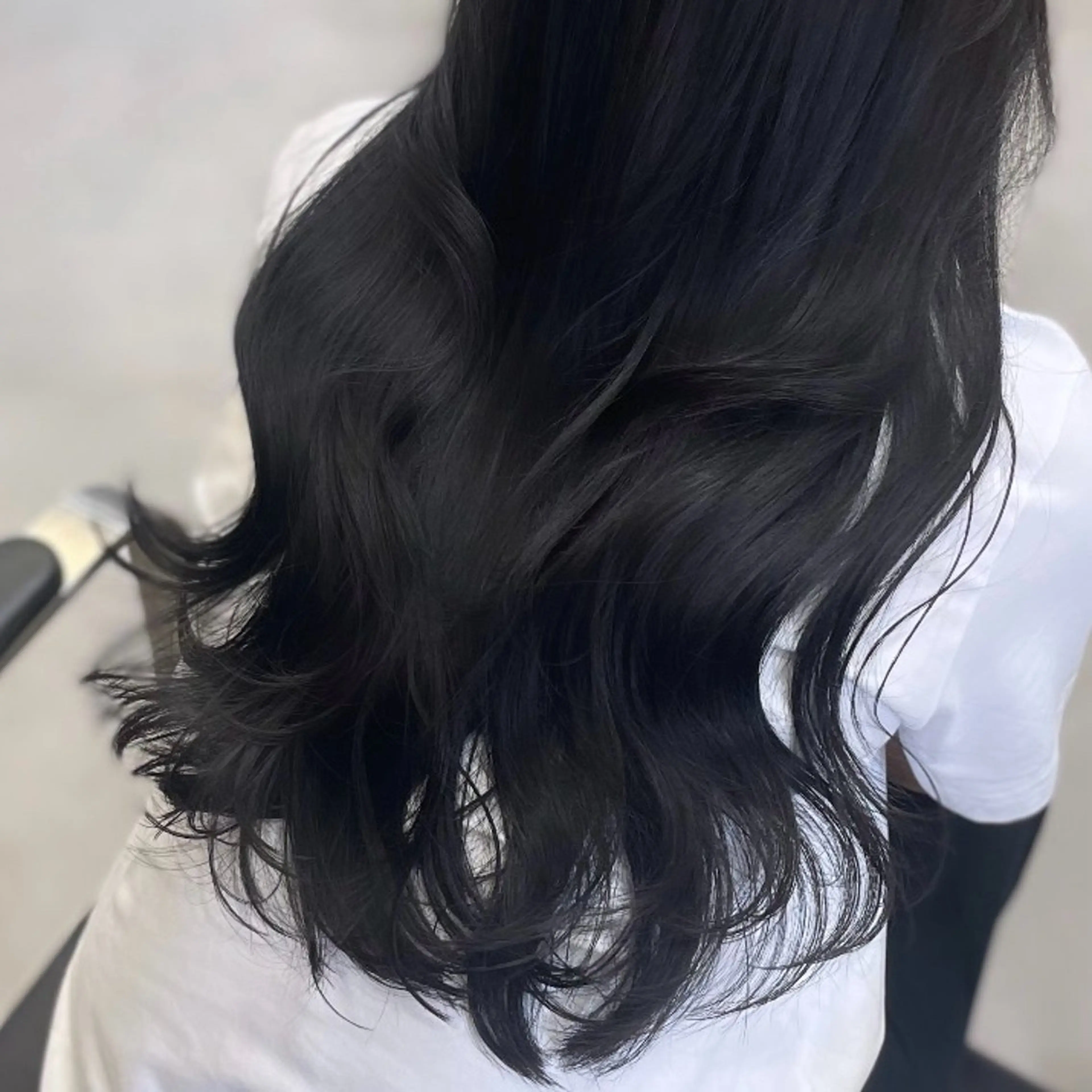 ロング カラー 黒髪 レイヤーカット カット ヘアカラー Rui/透明感カラー 暖色/レイヤーカットのヘアスタイル