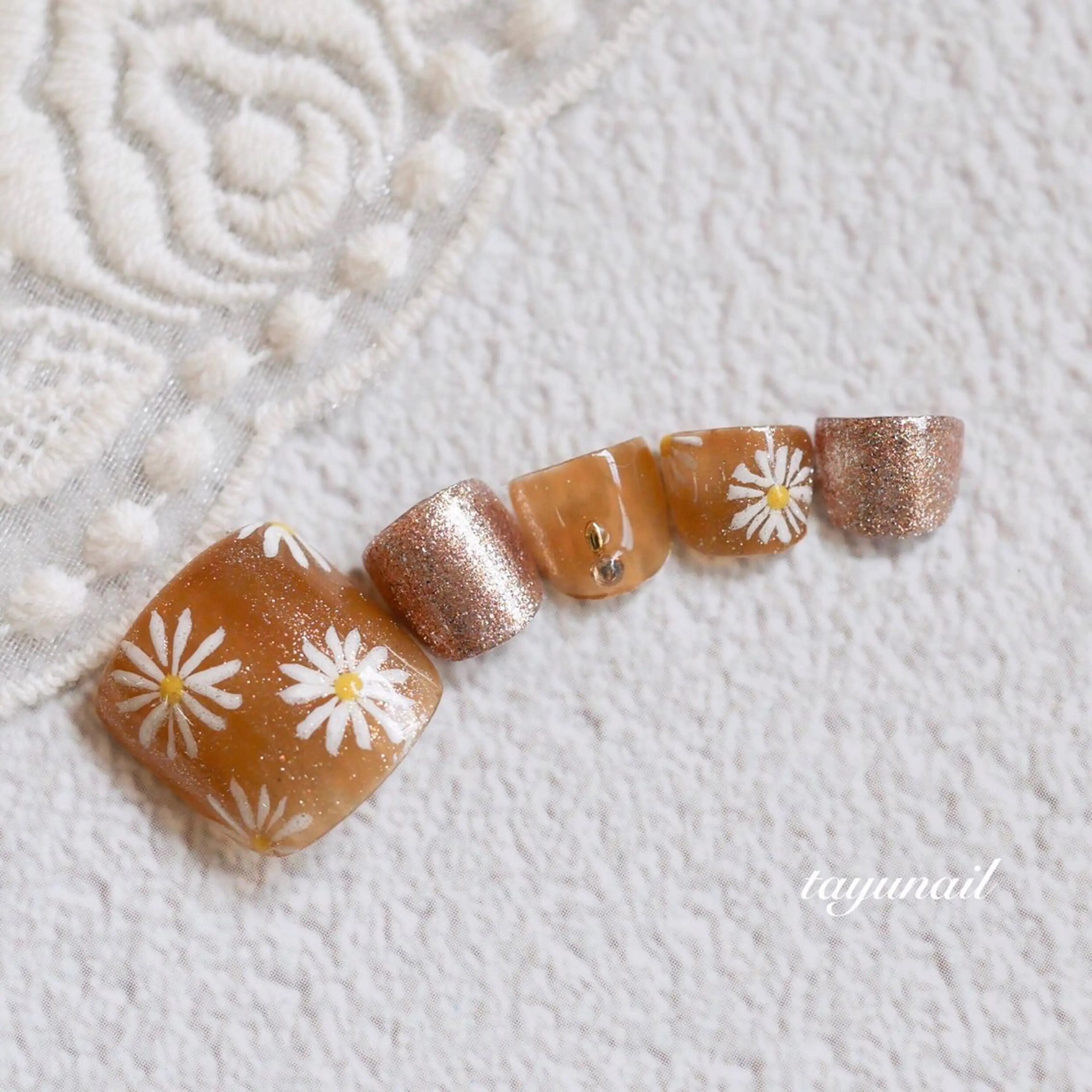 ネイル アートネイル ジェルネイル パラジェル 夏ネイル ネイルサロン 【たゆnail】のネイルデザイン