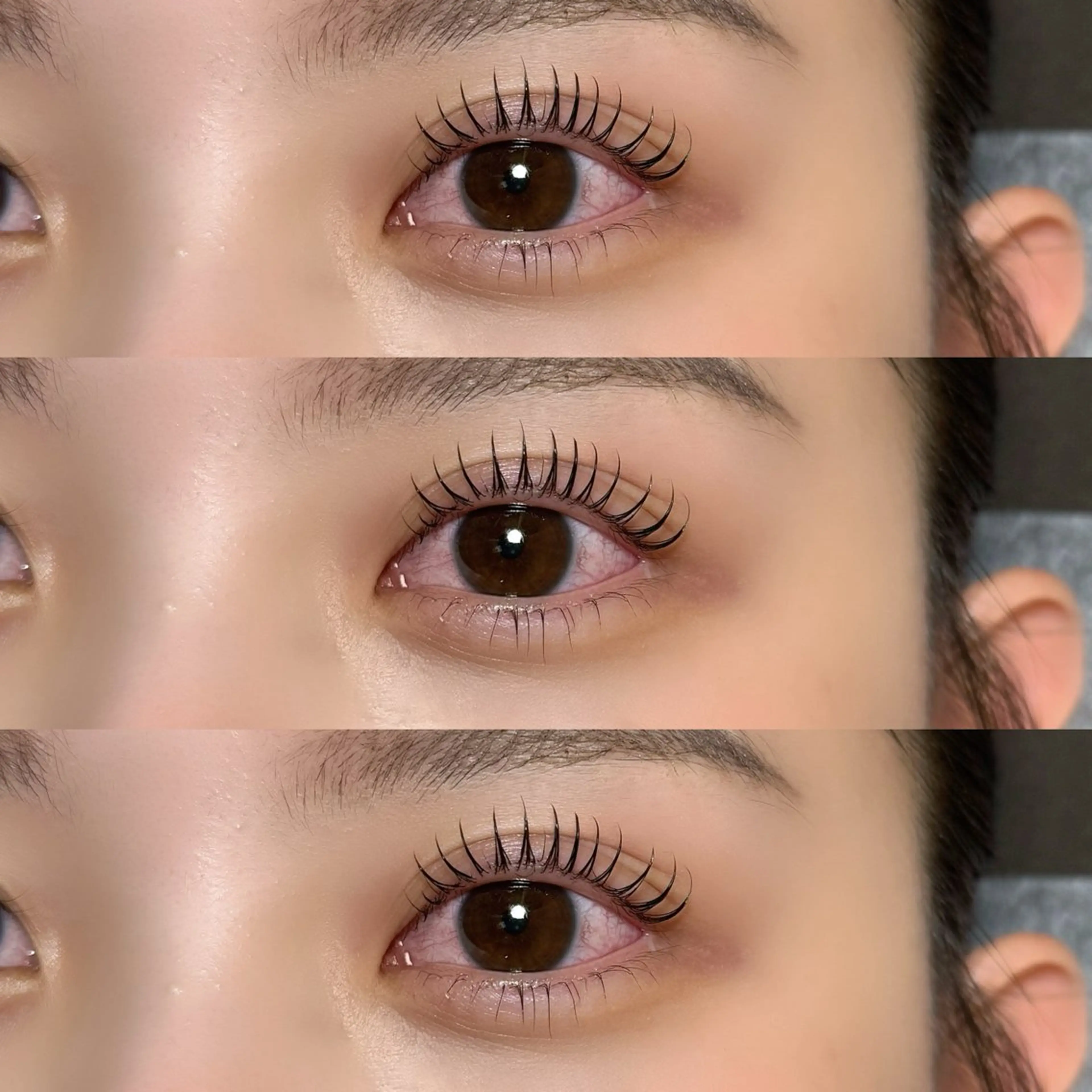 【束感仕上げ🤍】⭐️コラーゲン配合上下まつげパーマ💙《アイシャンプー付き♪》の写真