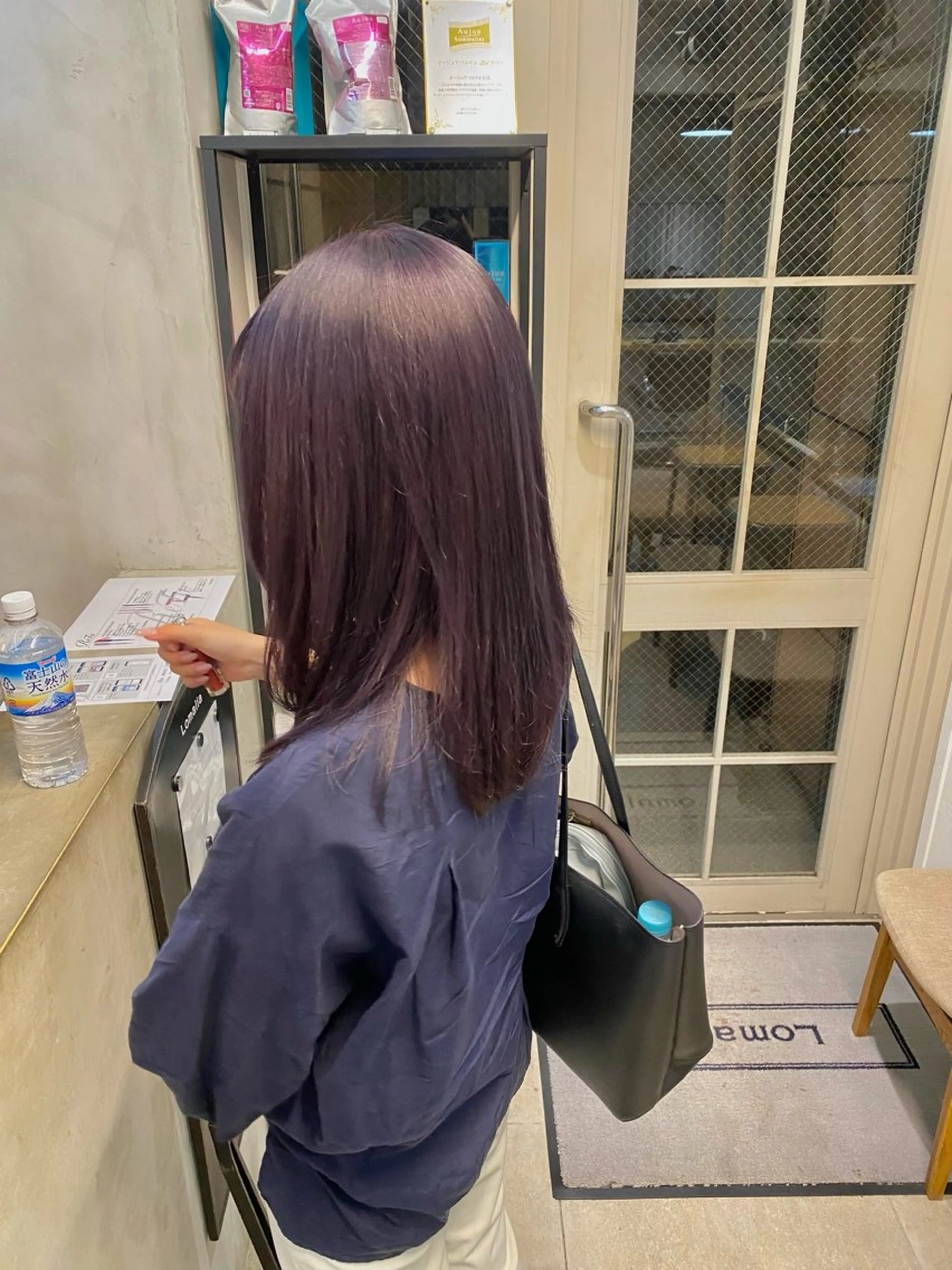 カラー ブリーチ 透明感カラー ヘアカラー Lomalia hayaのヘアスタイル