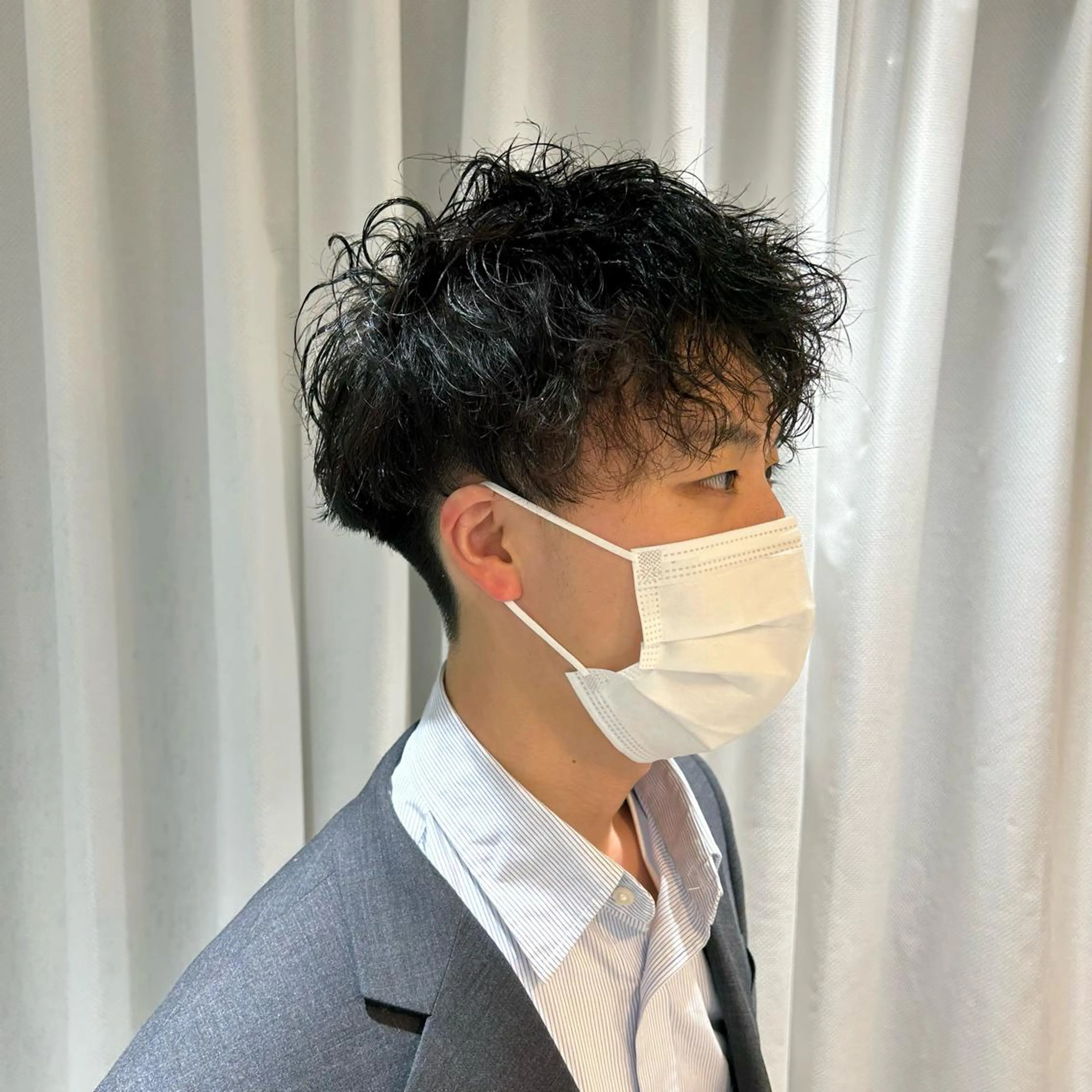 ショート パーマ メンズ カット パーマ メンズパーマ/カラー /須藤　大貴のヘアスタイル