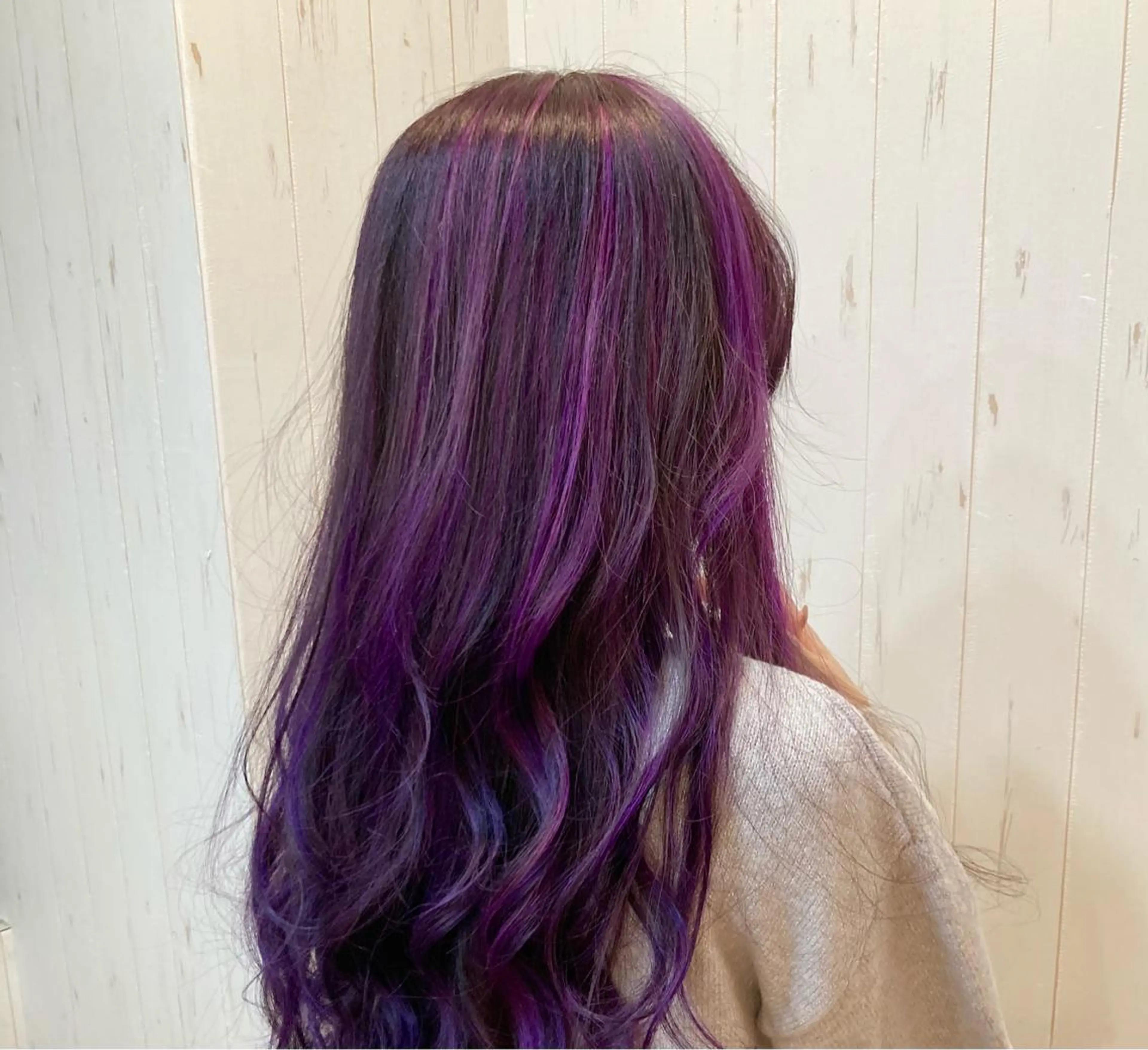 ロング ヘアカラー&縮毛矯正 STAR☆RIVERのヘアスタイル