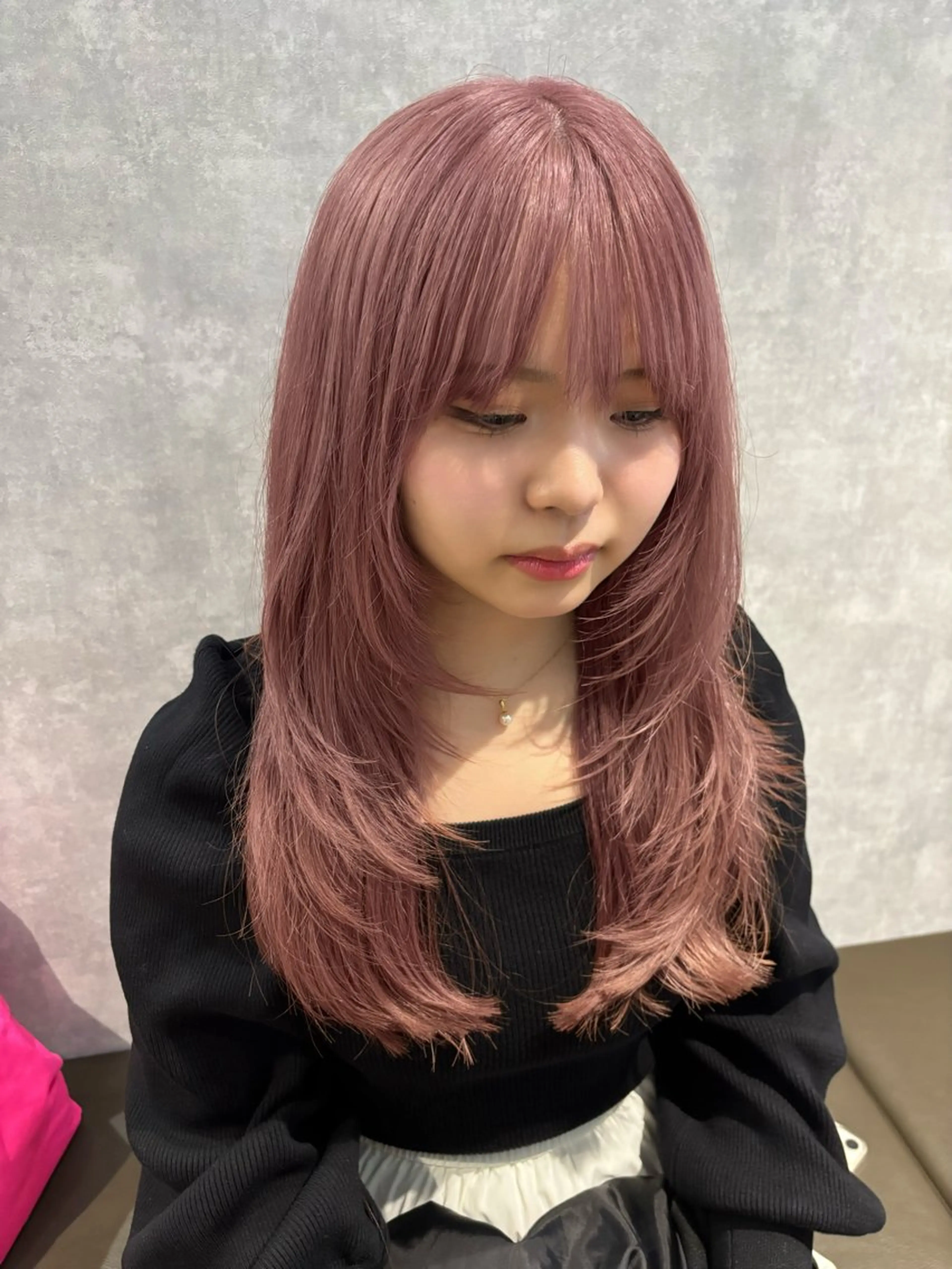 ロング カット ヘアカラー トリートメント 🌐NATSUMI 🌐【寒色カラー】のヘアスタイル