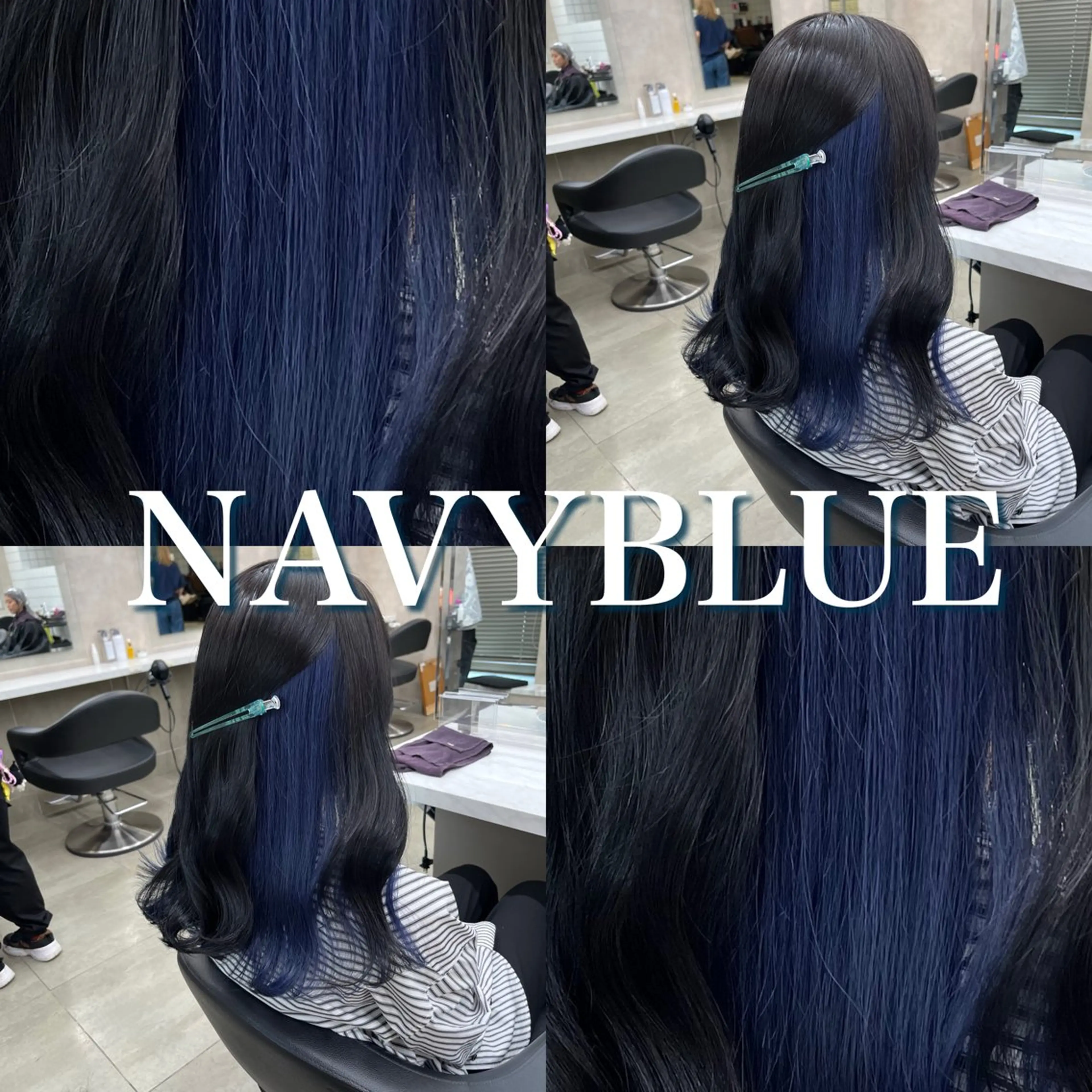 ミディアム ヘアカラー トリートメント ヘッドスパ ヘアセット 寒色＆ブリーチ特化 寒色MiOのヘアスタイル