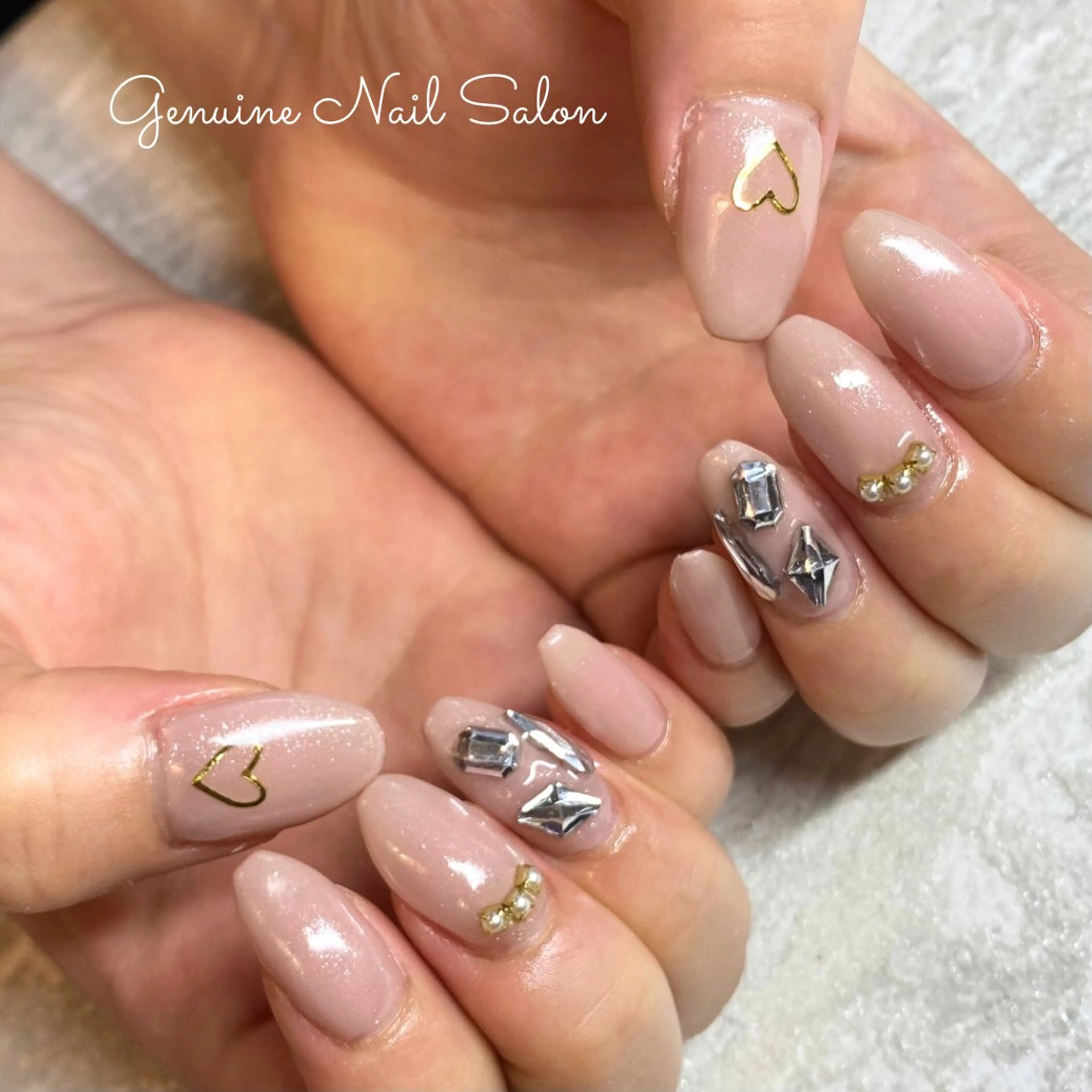 ネイル ワンカラーネイル ハンドネイル ジェヌインネイル 間宮のネイルデザイン