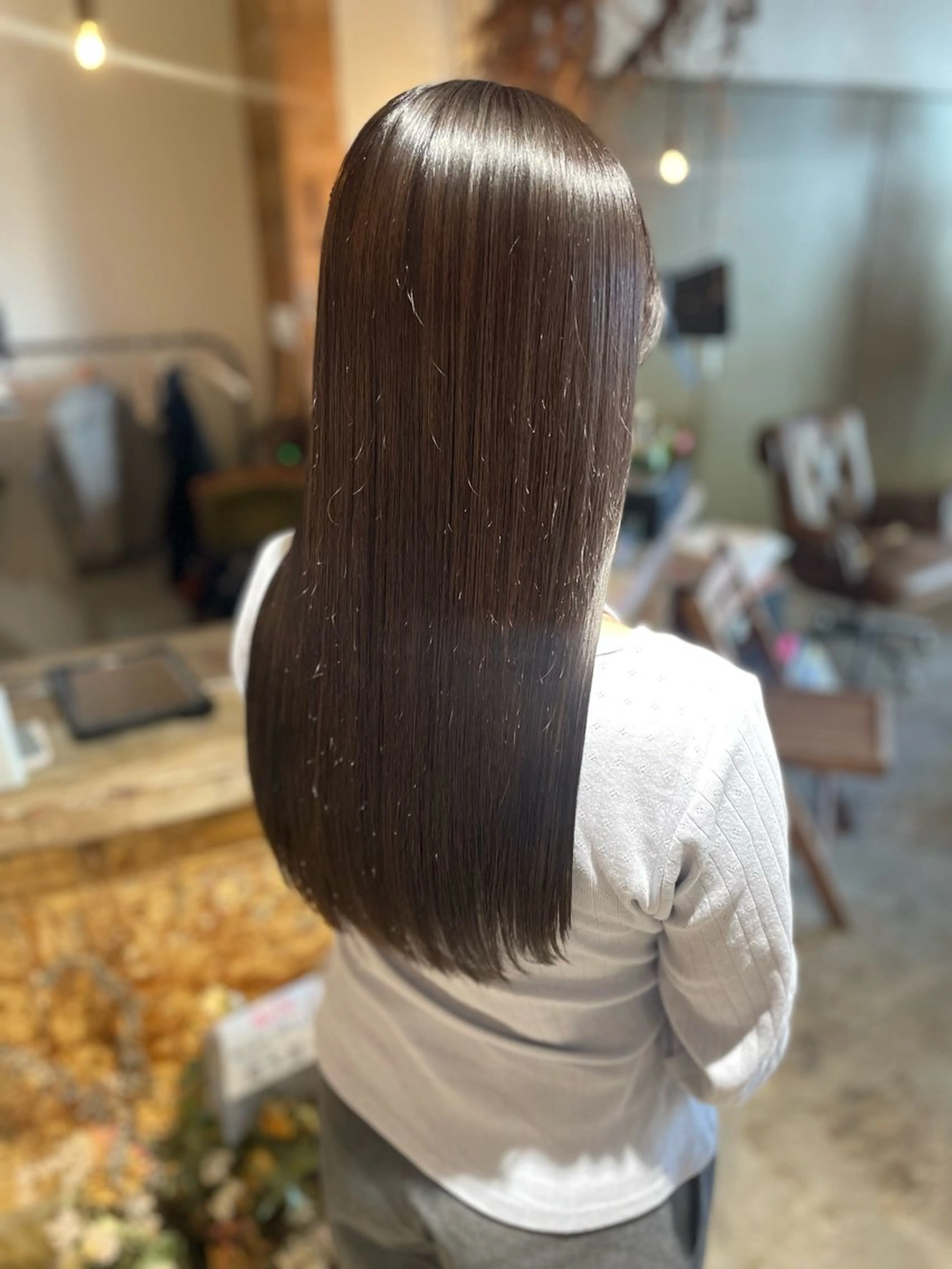 ロング カラー 日高 香織のヘアスタイル