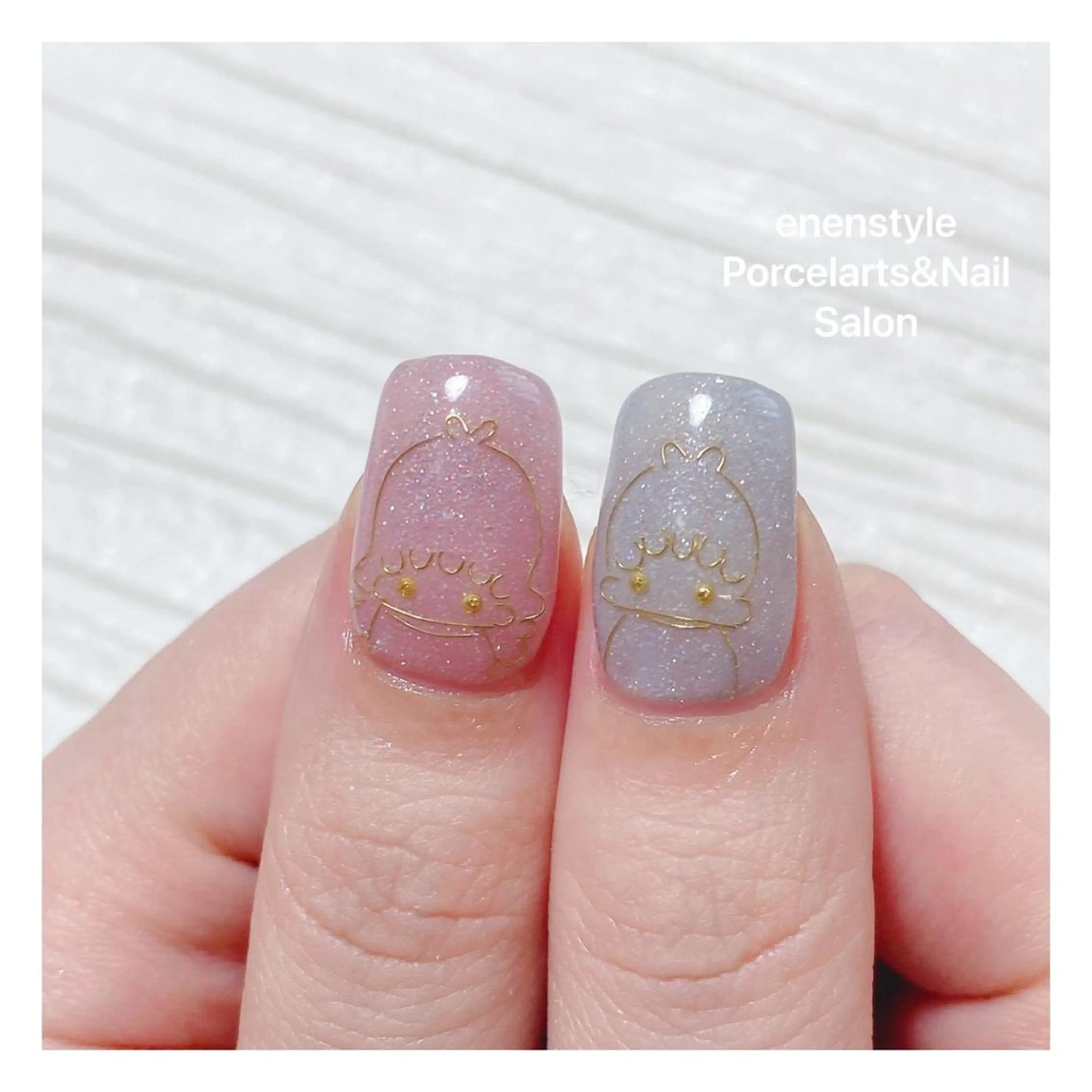 ミディアム ネイル 👑enen style👑のネイルデザイン