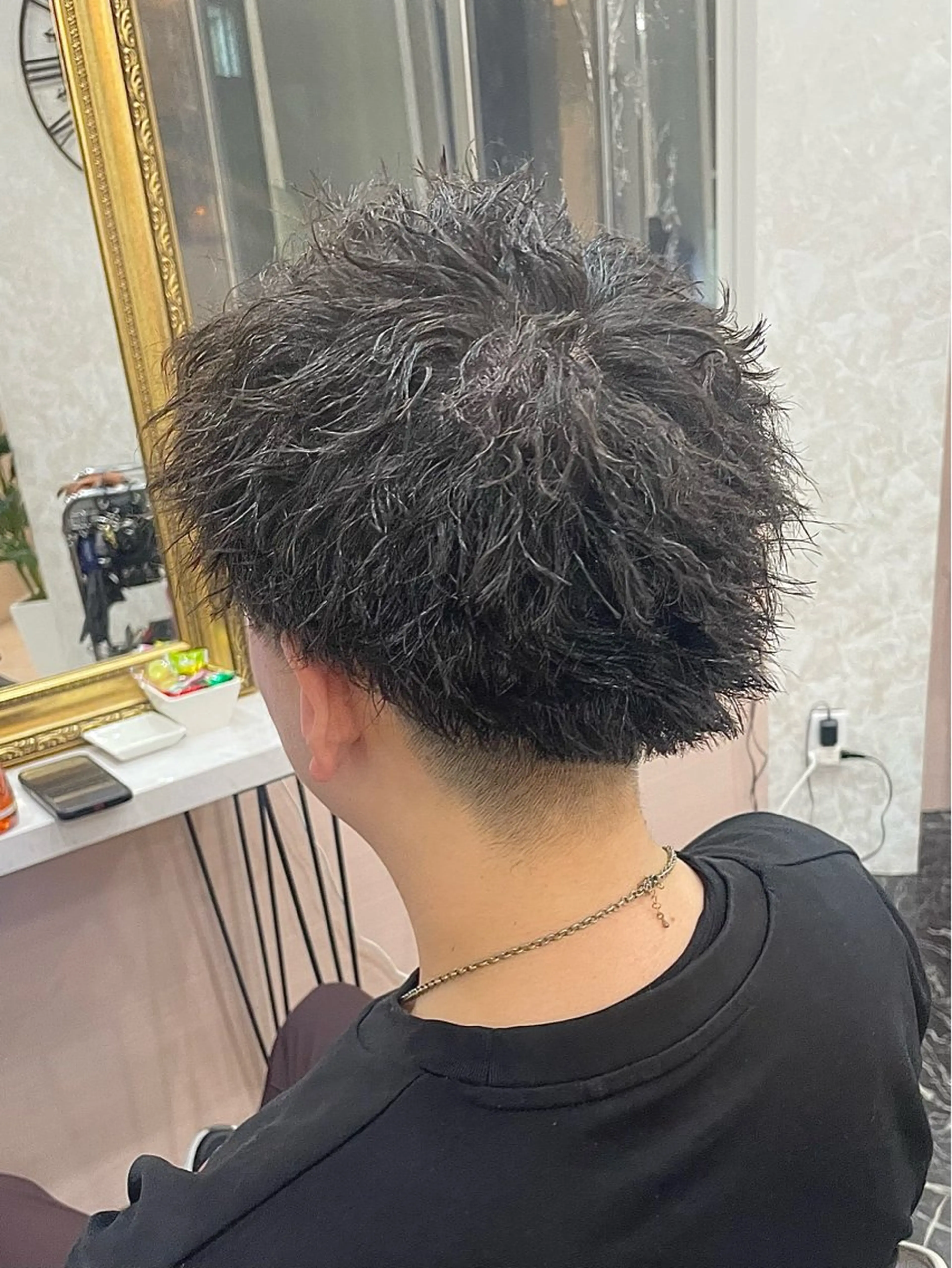 パーマ メンズ Agu hair chocolat 梅田2号店【アグ ヘアー ショコラ】所属・髪質改善/縮毛矯正/ 梶原陸のヘアスタイル