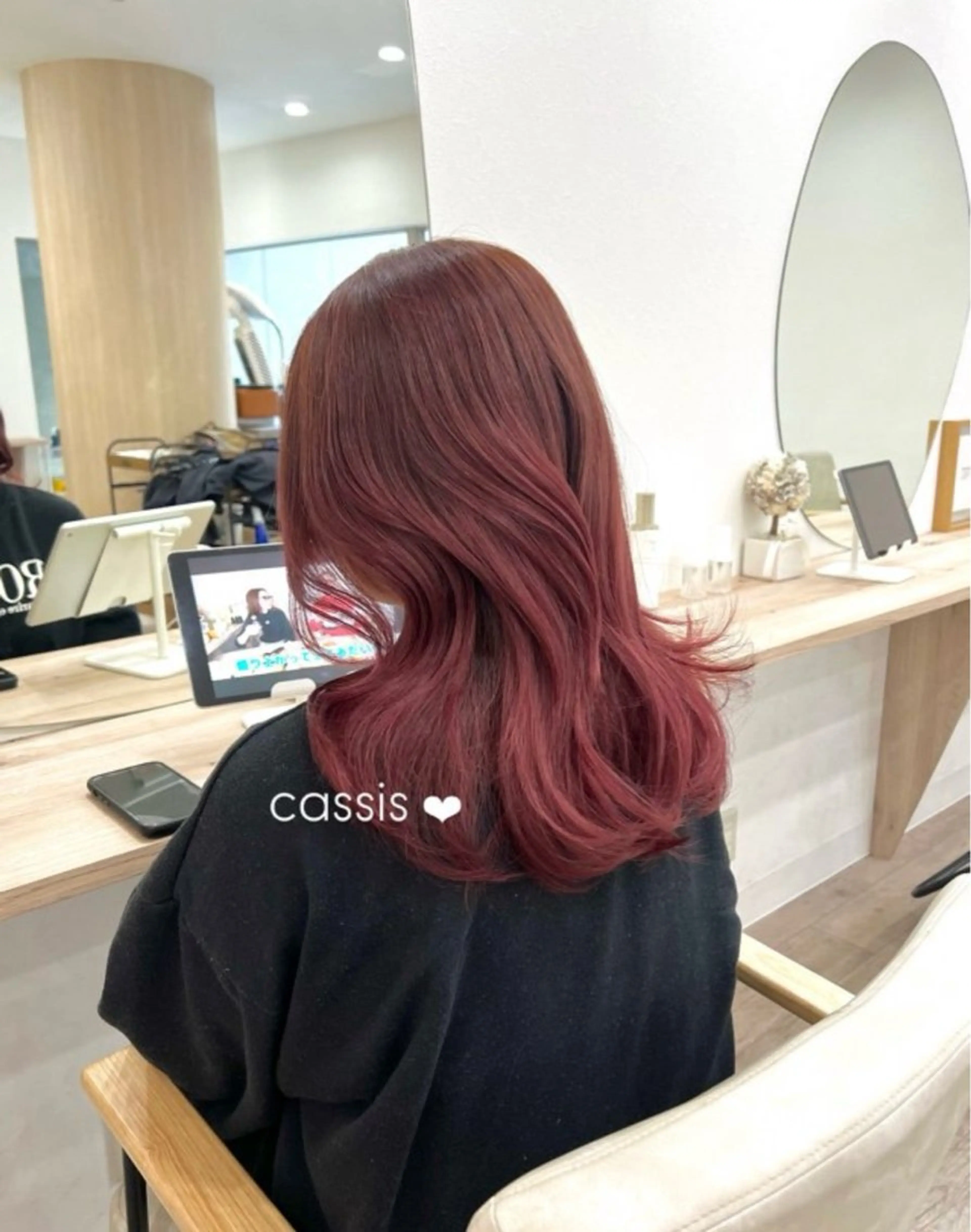 ロング カラー ヘアカラー TOKI mahoのヘアスタイル