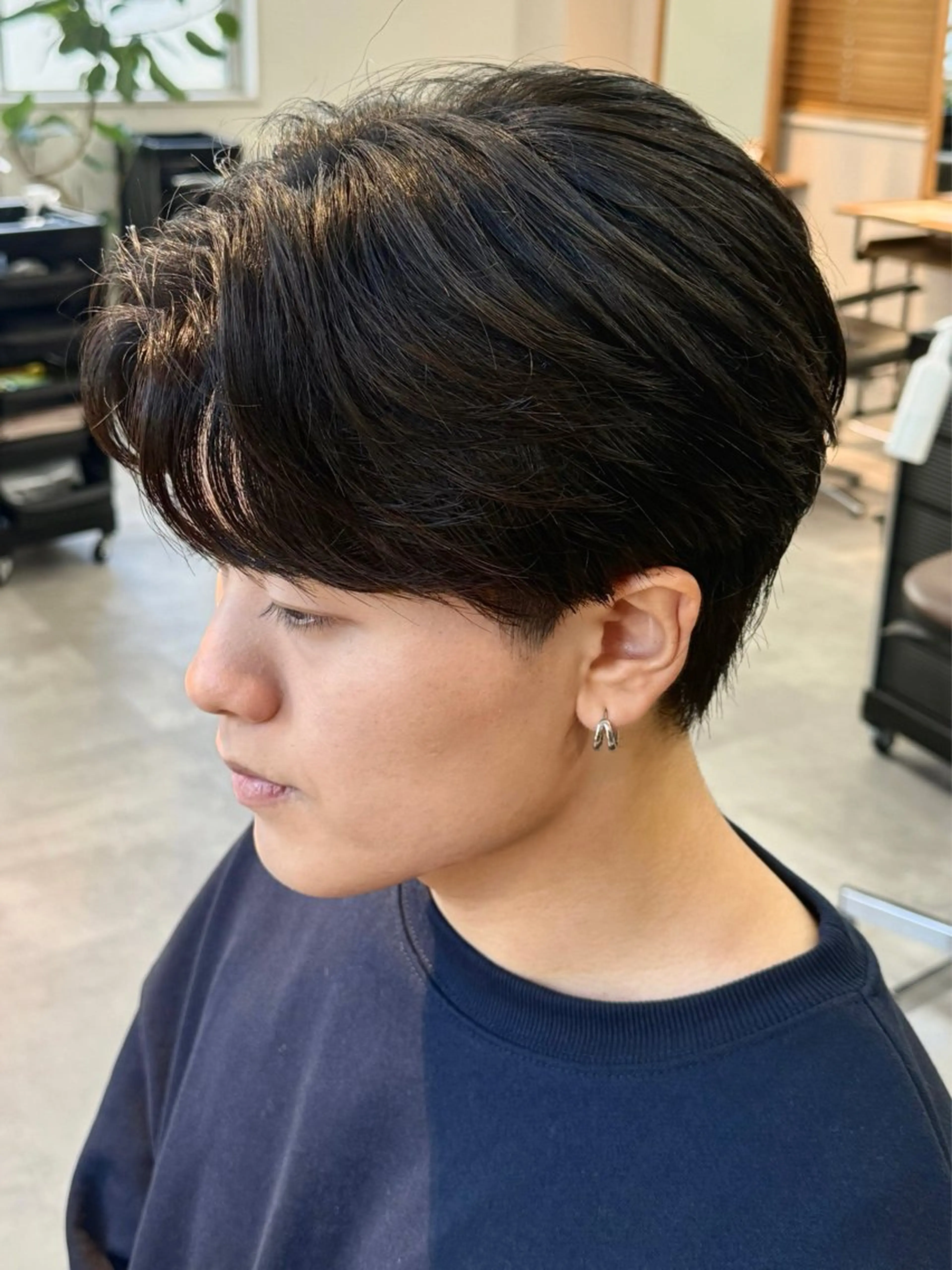 メンズカット➕ニュアンスパーマ/カルマパーマ 【千葉/MEN’S/韓国/学割U24】の写真