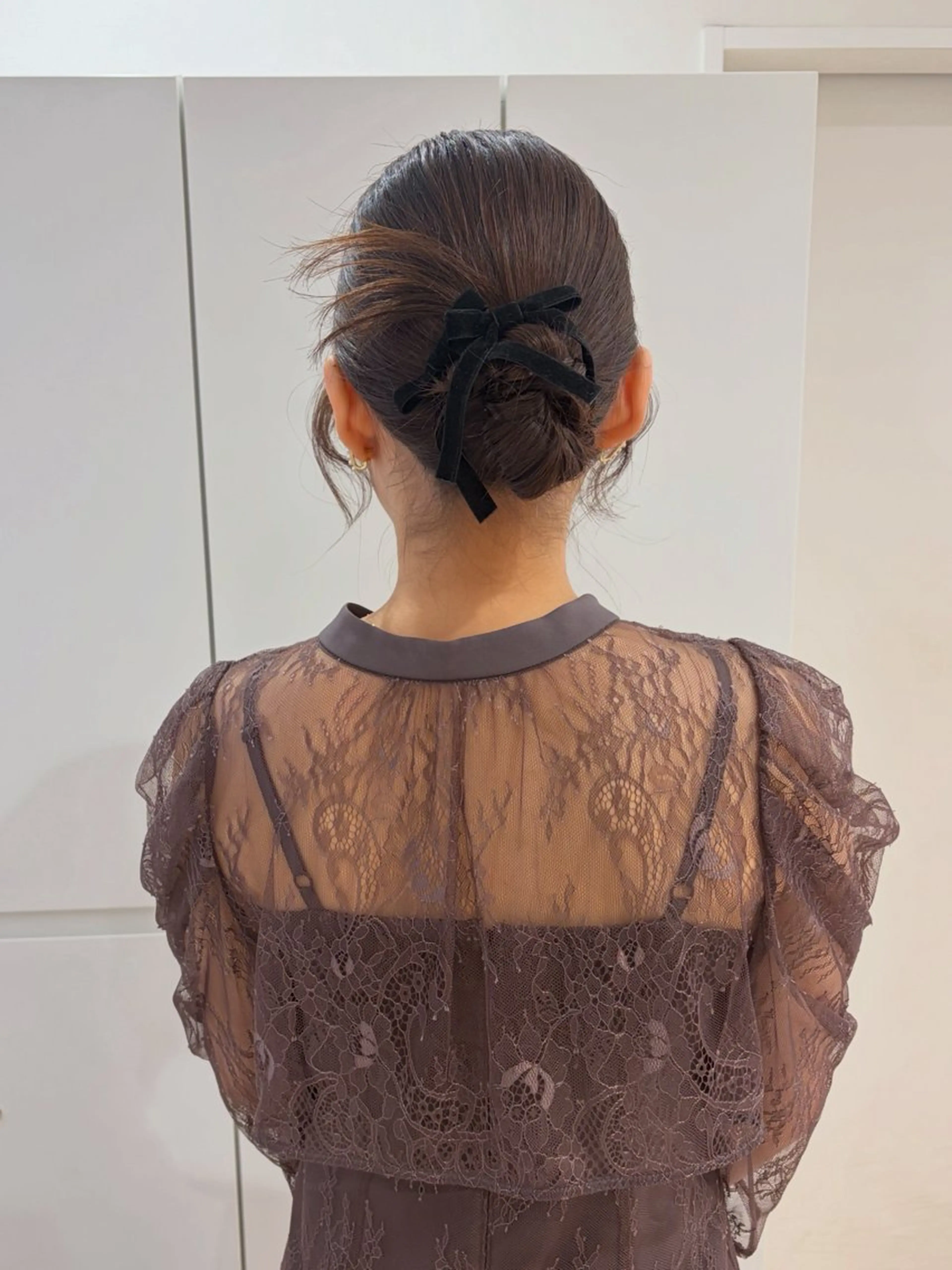 セミロング ヘアアレンジ ヘアセット ヘアセット/レイヤー 縮毛矯正/はるか🎀のヘアスタイル