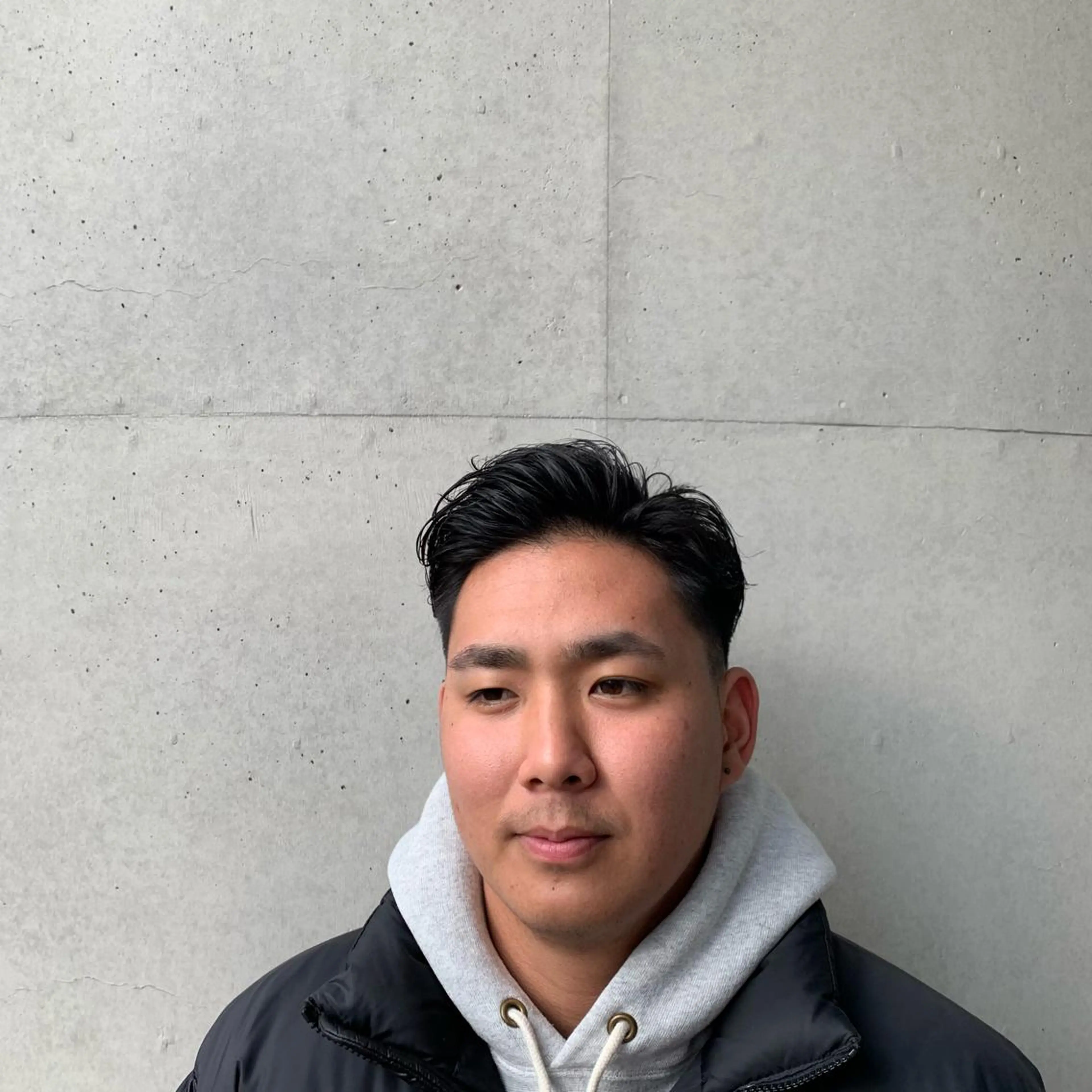 メンズ スパイキーパーマ 柏NO1 藤本葉のヘアスタイル