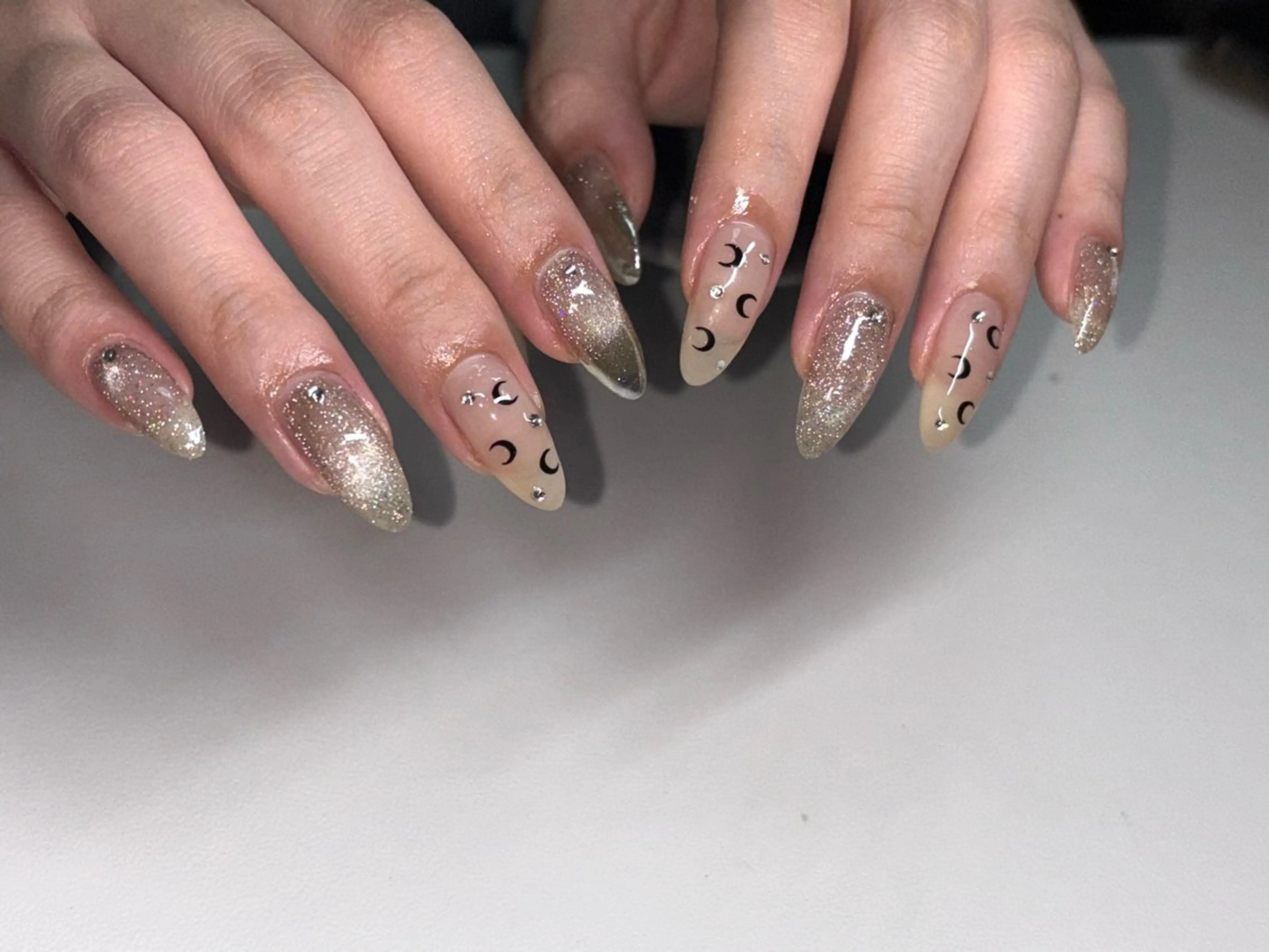 ネイル マグネットネイル ハンドネイル nayu nailのネイルデザイン