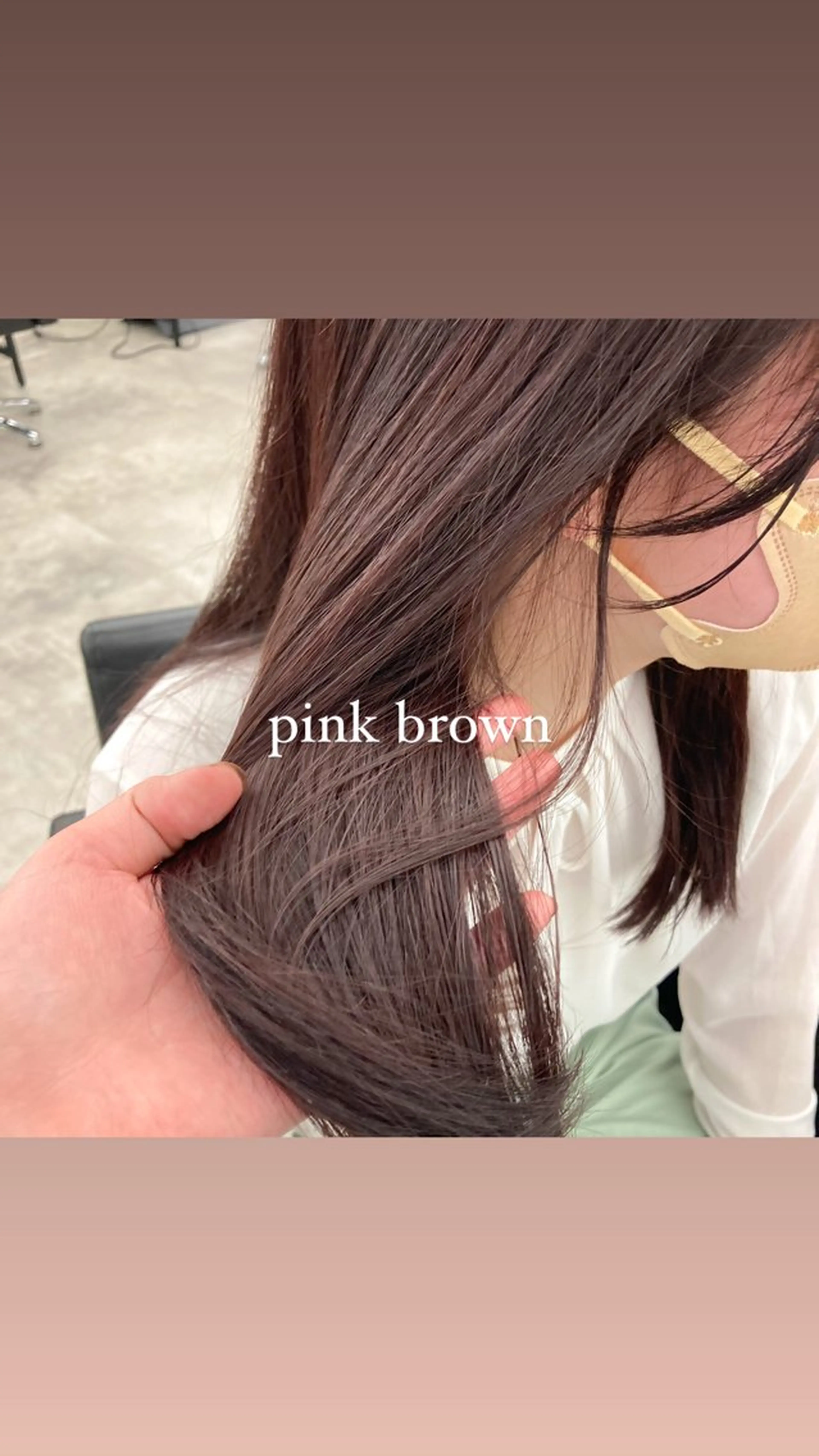 ミディアム カラー ピンクカラー 暖色/艶髪/ボブ/ ショート/Ayaのヘアスタイル