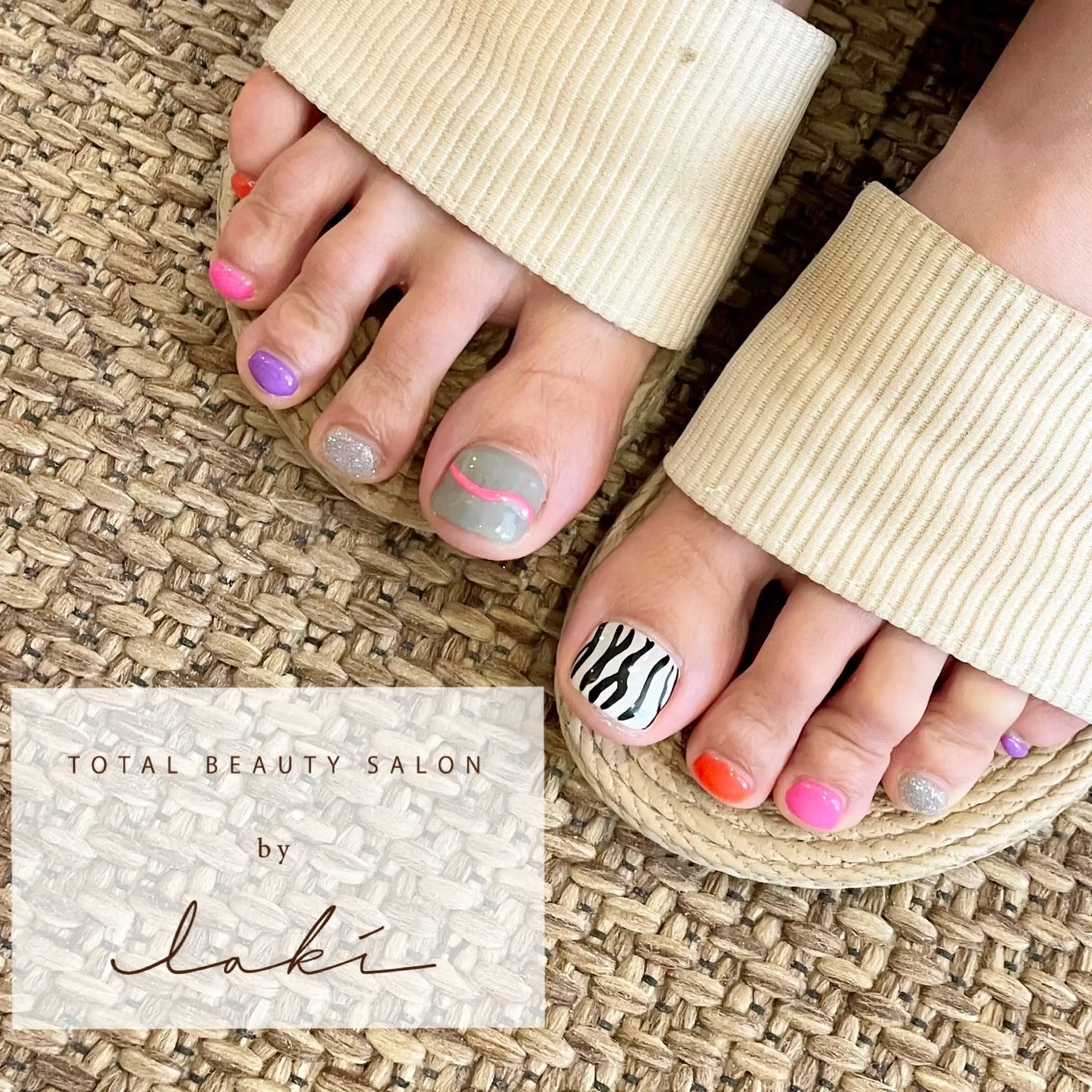 ネイル フットネイル bylaki_ haruka(K)のネイルデザイン