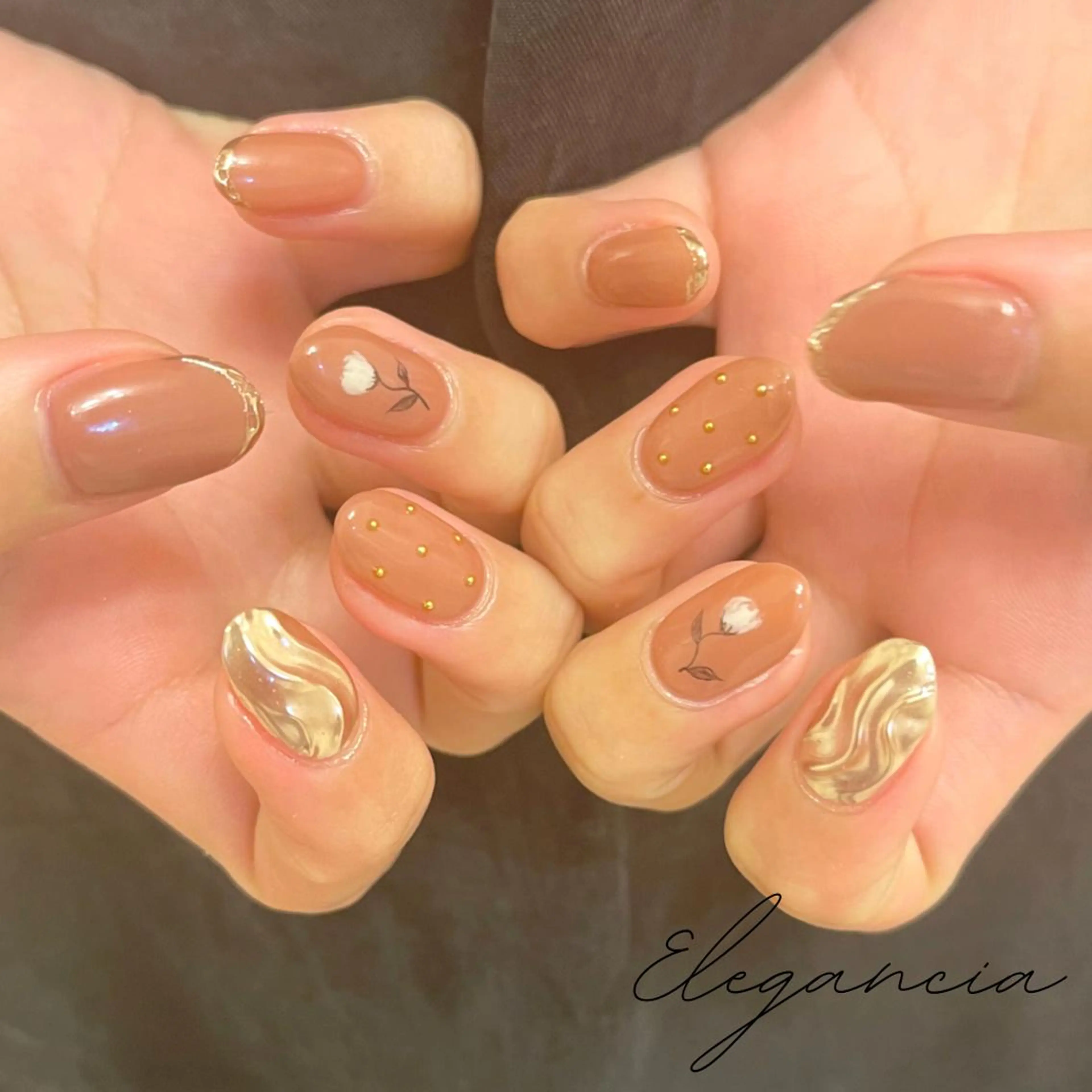 カラー ネイル ハンドネイル Elegancia. Hiromiのネイルデザイン