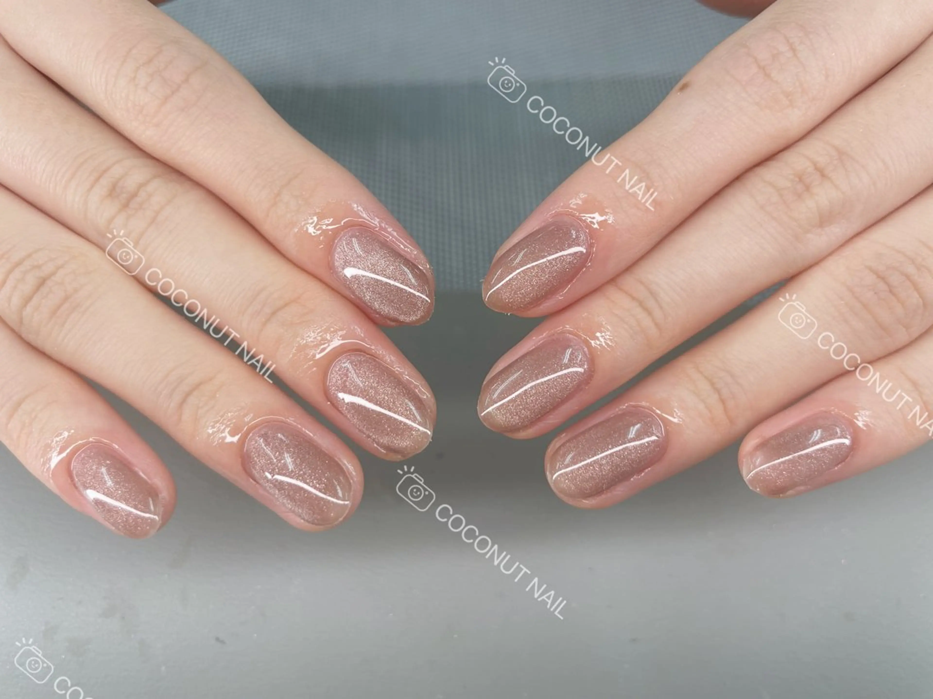 ネイル ハンドネイル 神田 ココナッツのネイルデザイン