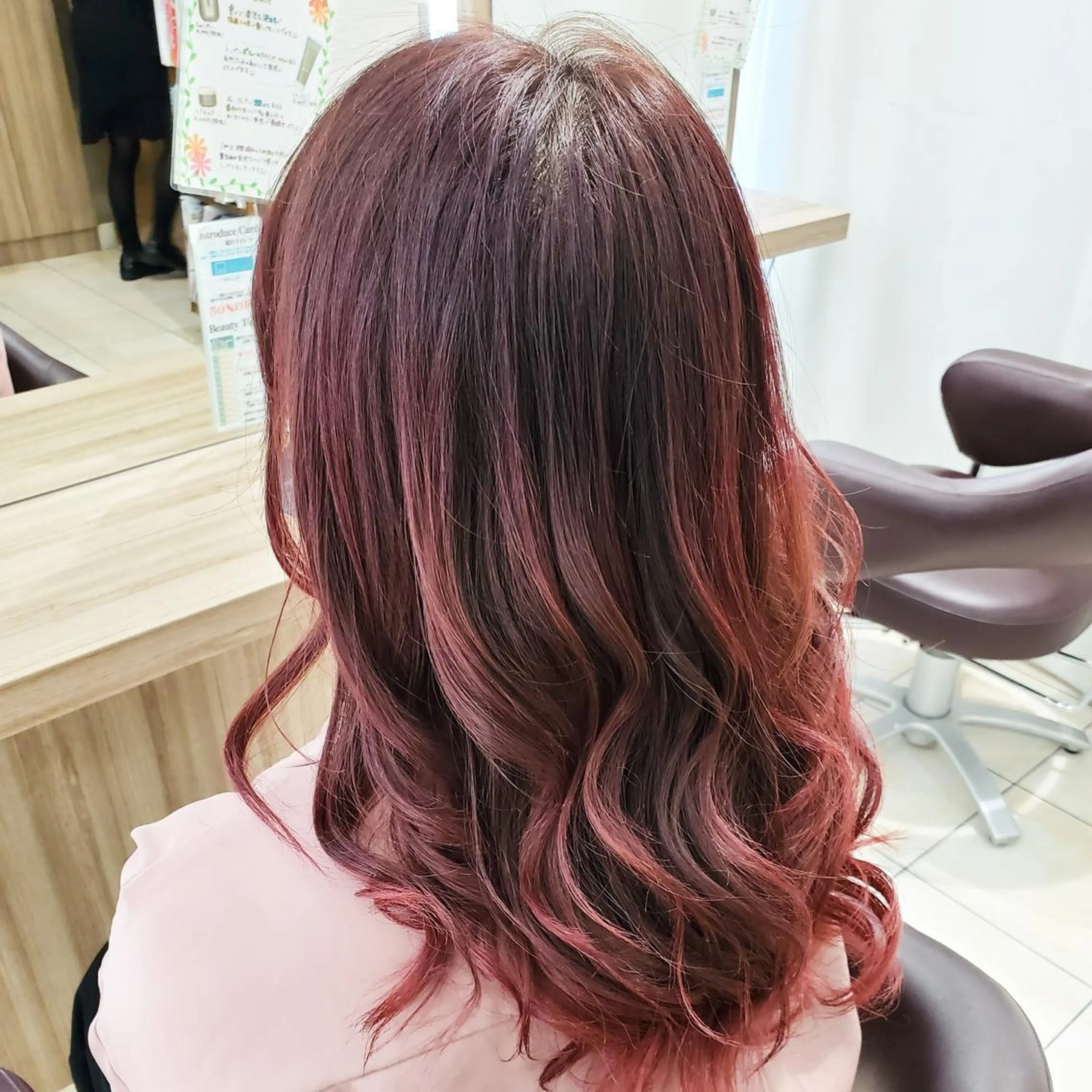 ロング カラー ヘアカラー トリートメント 🦋髪質改善 今宮梨沙🦋のヘアスタイル