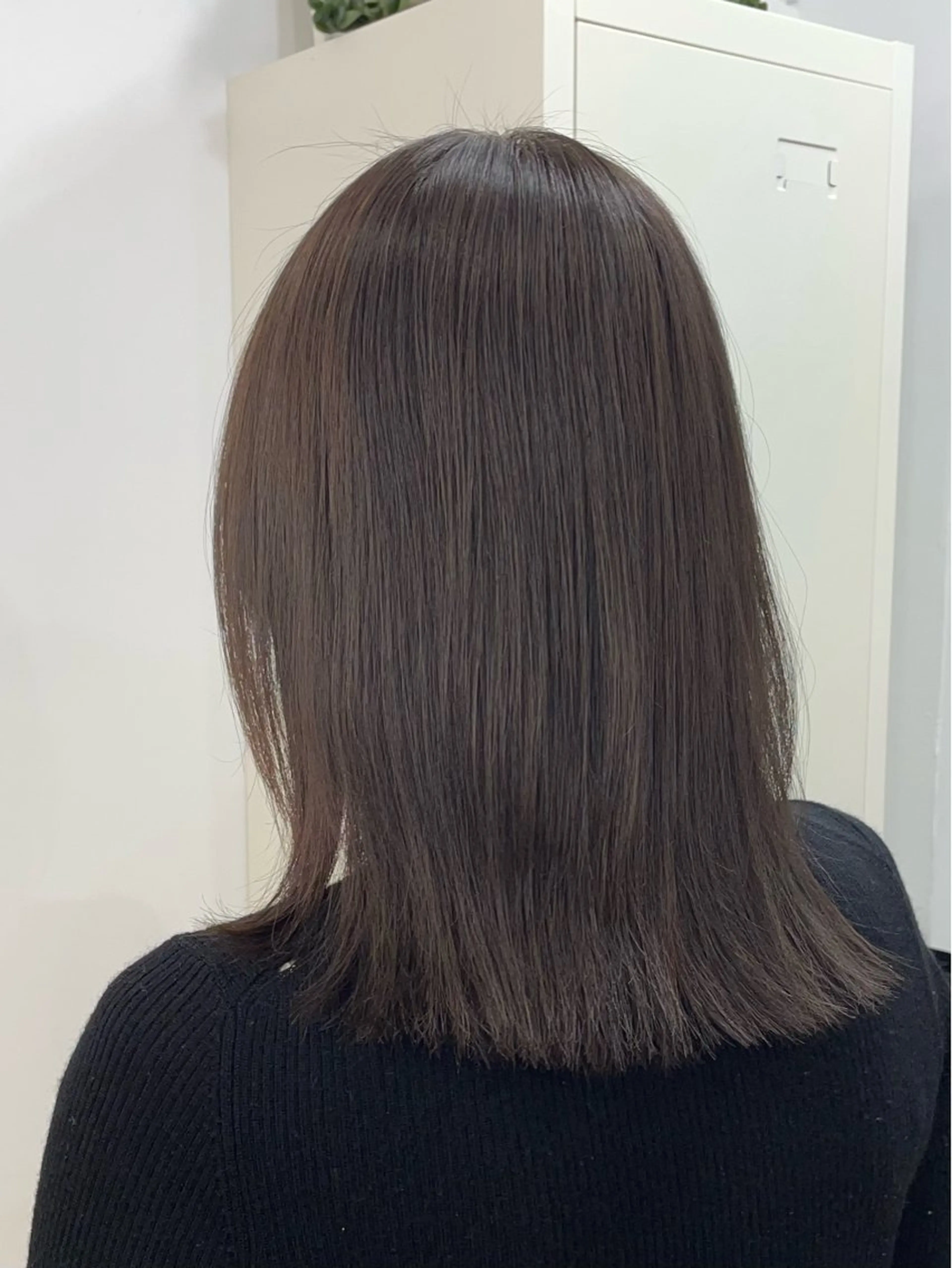 ミディアム カラー アッシュ アッシュブラウン ブラウンカラー トリートメント ヘアカラー トリートメント ✨髪質改善✨原宿 えのもと　はなのヘアスタイル