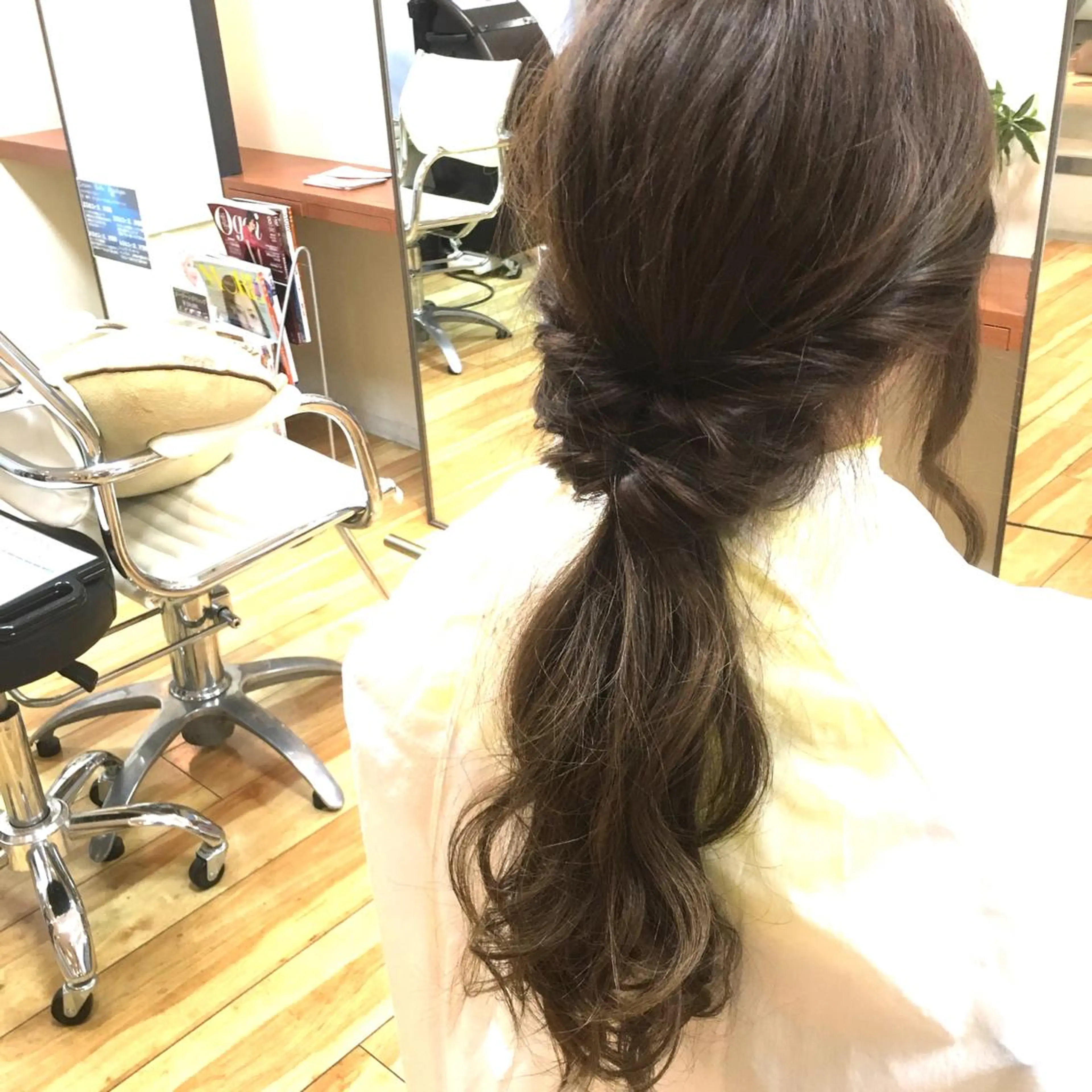 ヘアアレンジ 髪質改善×レイヤー 高嶋のヘアスタイル