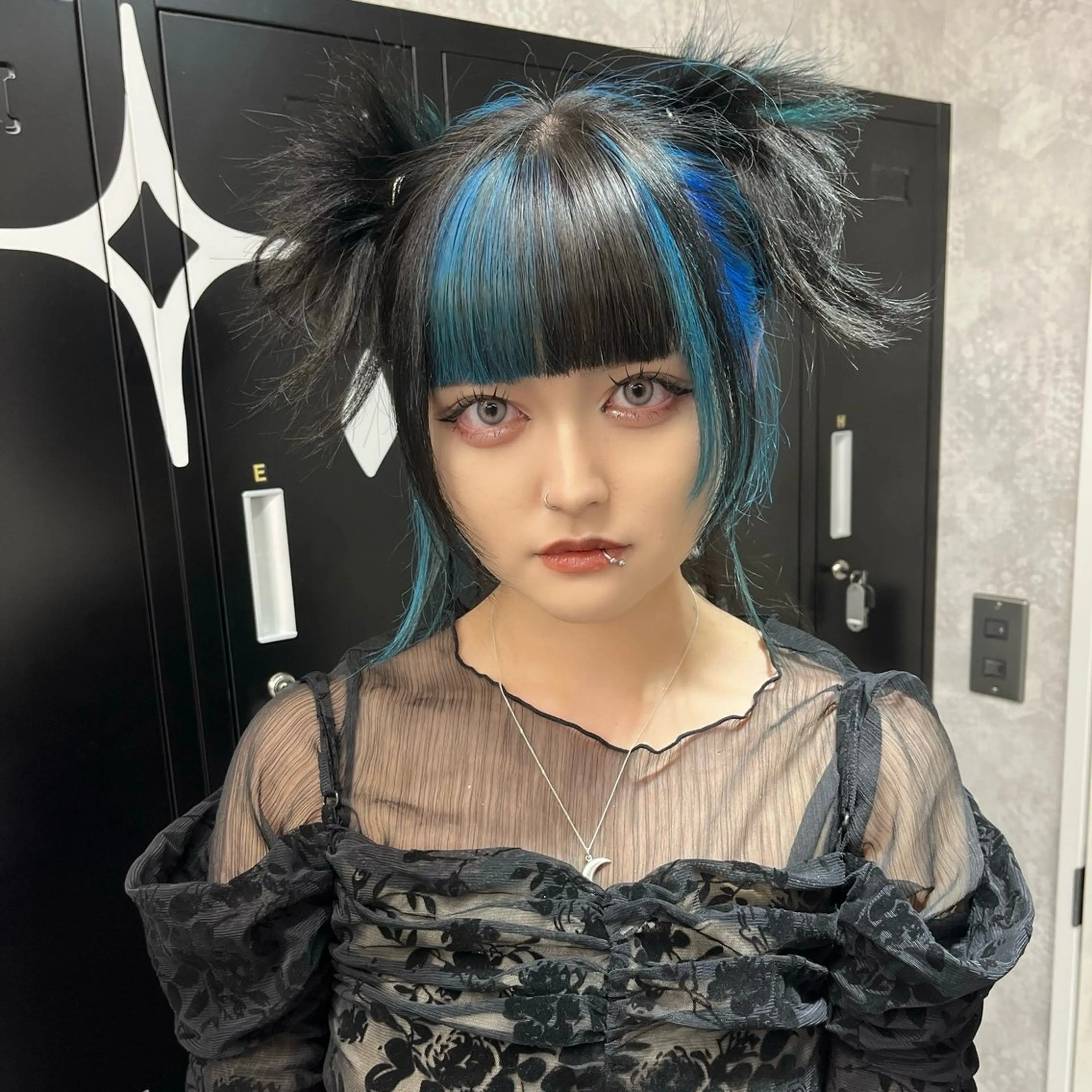 ヘアアレンジ 𝐠𝐢𝐫𝐥𝐲 𝐦𝐨𝐝𝐞🖤のヘアスタイル