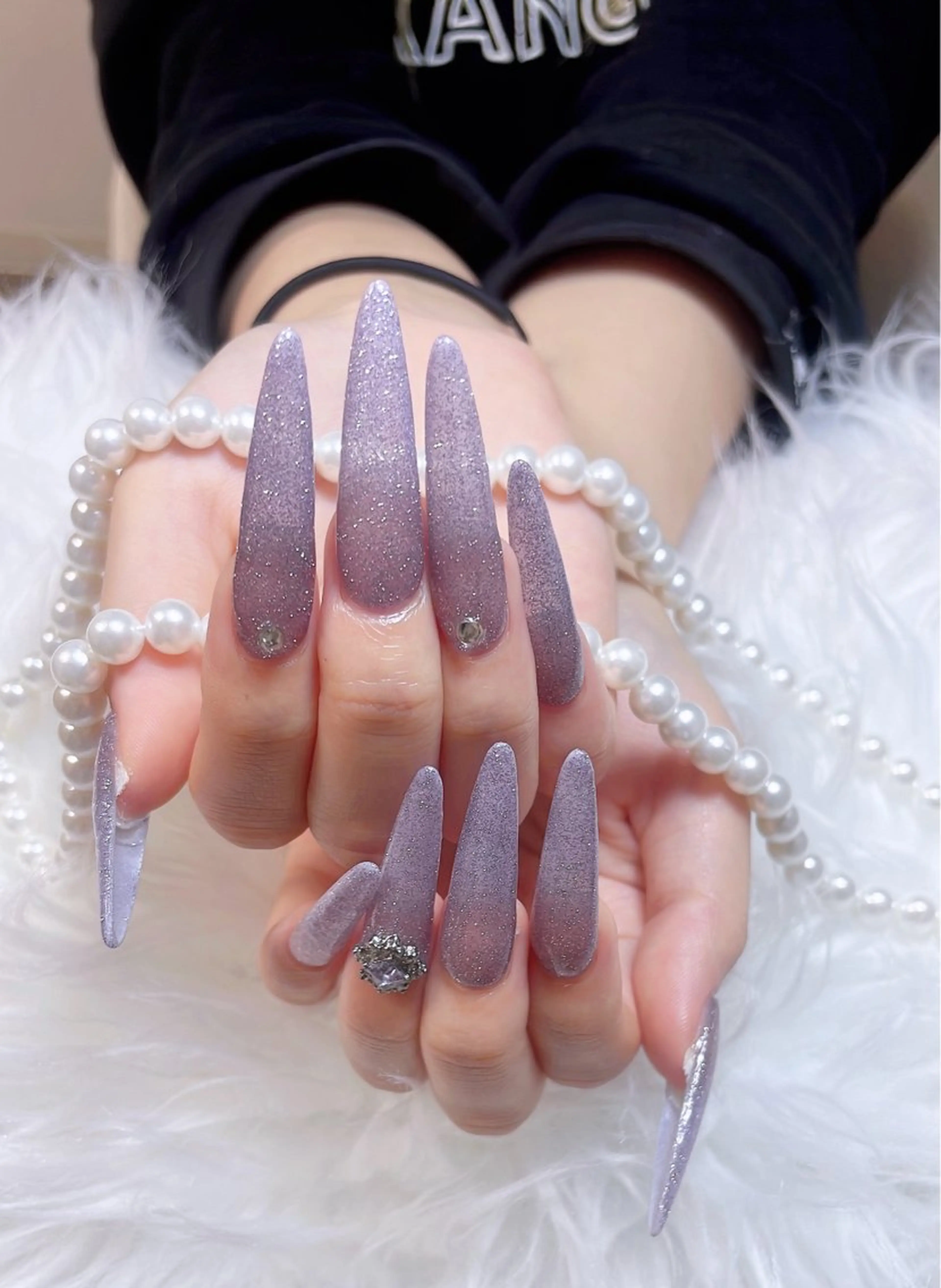 ネイル アニマル柄 チークネイル フラッシュネイル フットネイル フレンチネイル ハンドネイル B·U Nail大宮 長さだし専門店のネイルデザイン