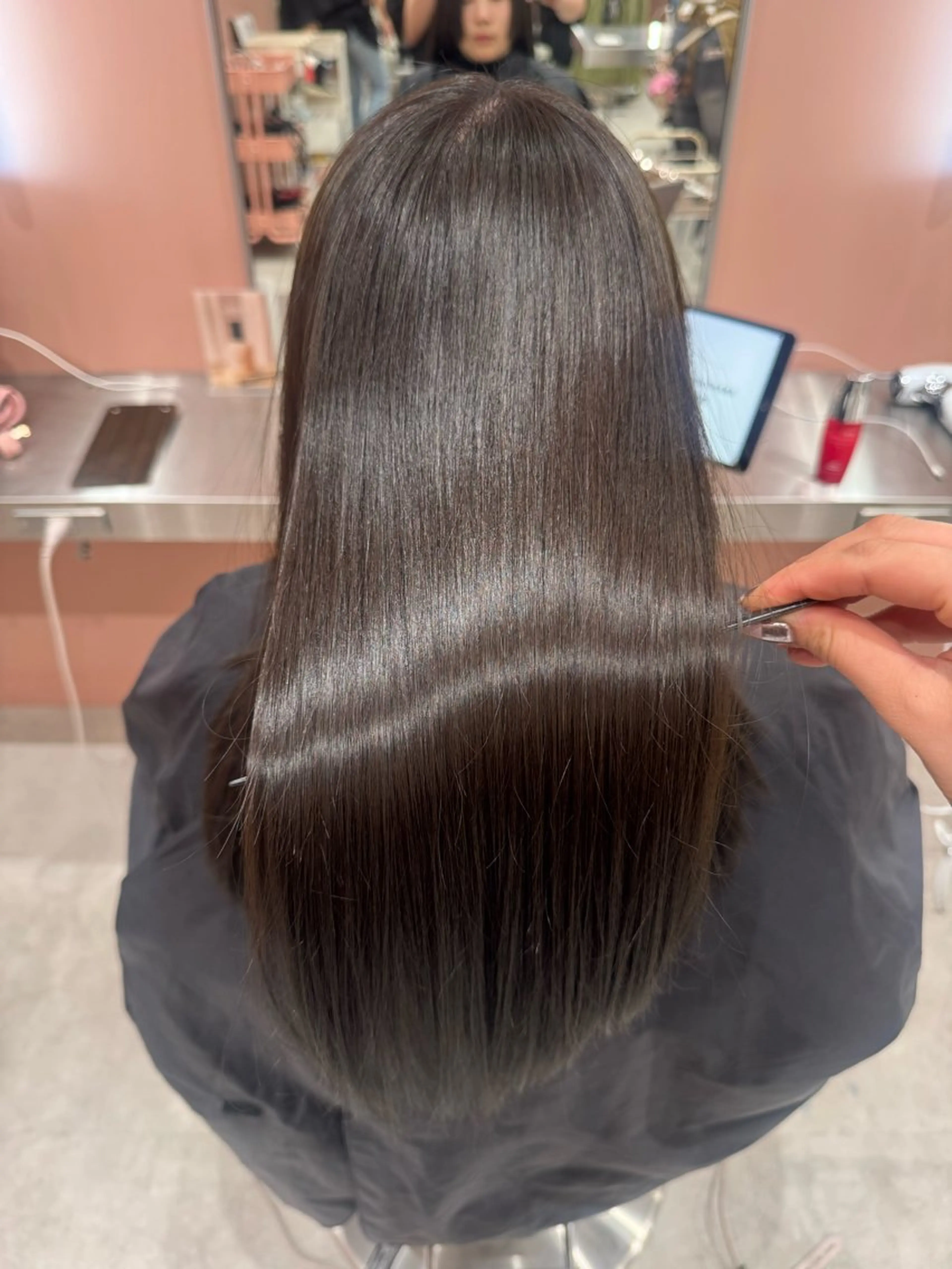 ロング カット 縮毛矯正 トリートメント 🫧髪質改善/縮毛 矯正/RIKOのヘアスタイル