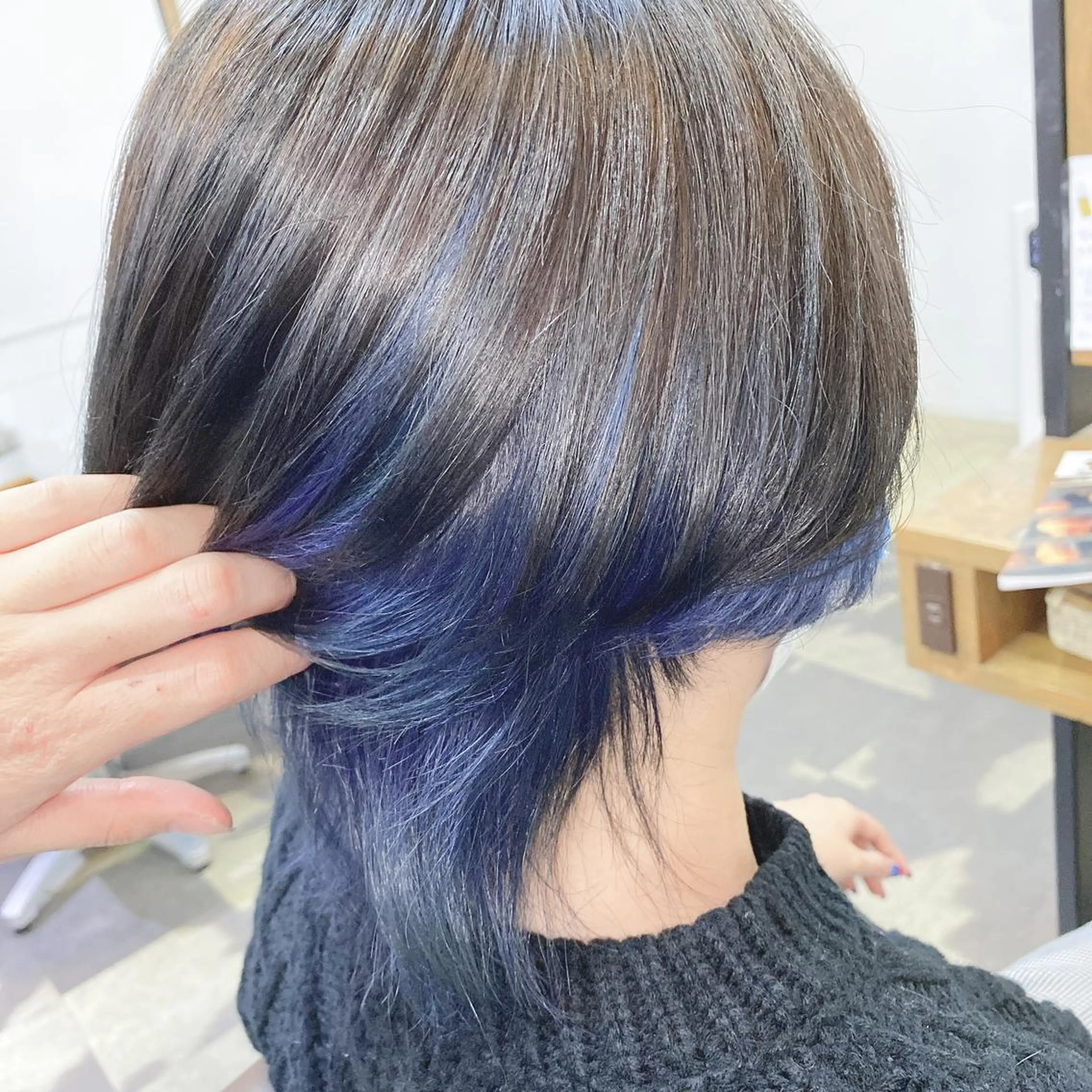 ミディアム カラー ブリーチ BRAS ナカガワのヘアスタイル
