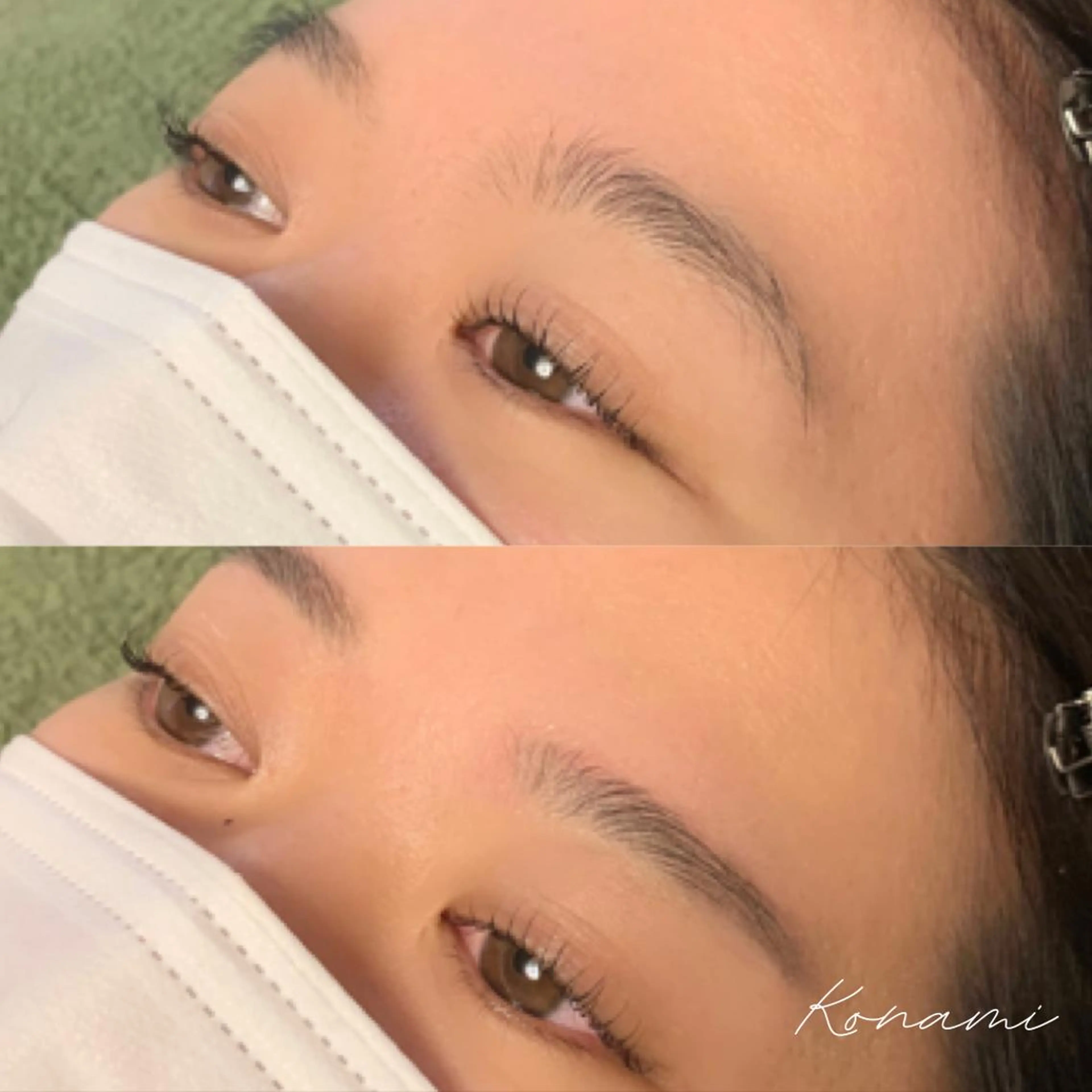 アイブロウ ワックス脱毛 シードリン 府内店 小波のヘアスタイル