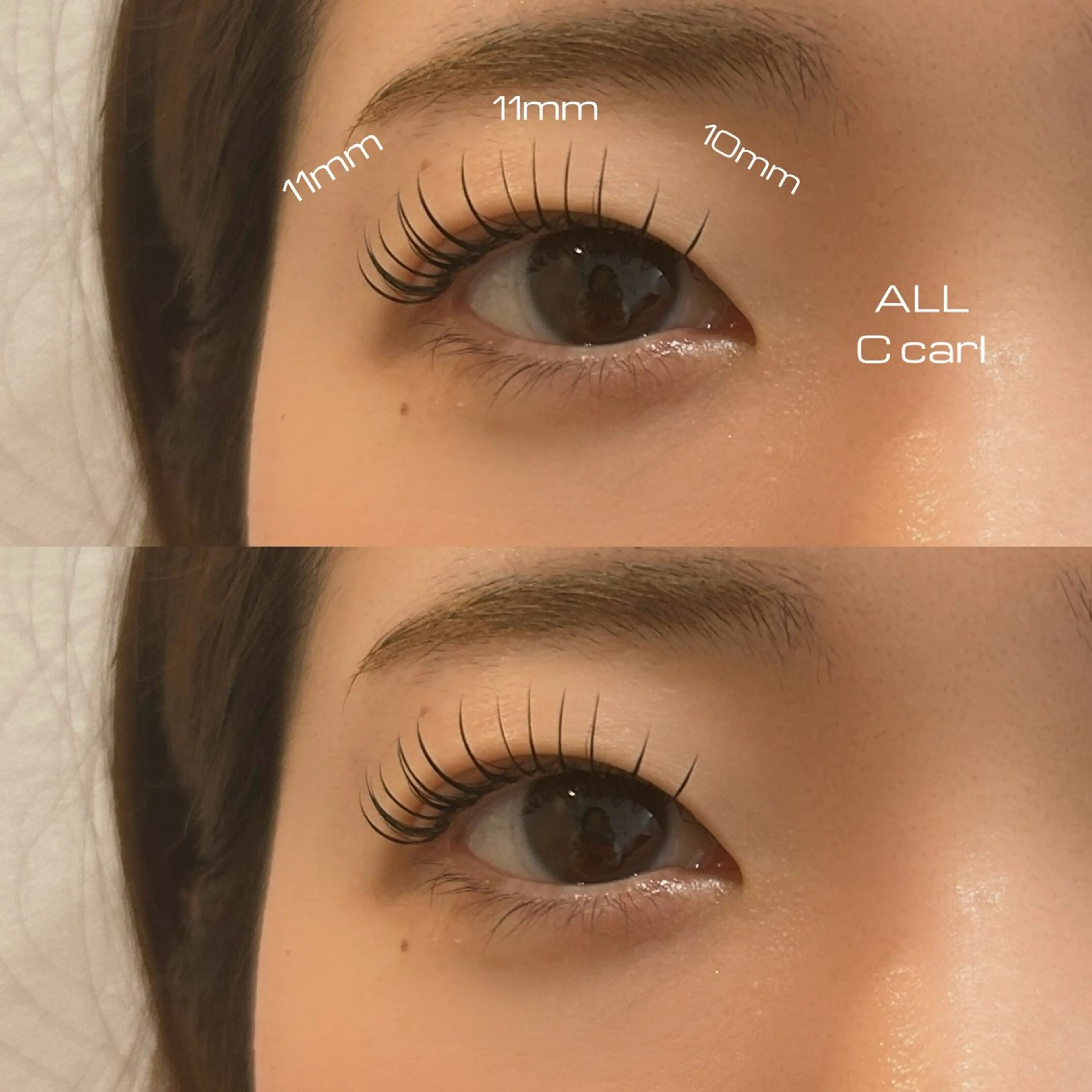 ｛&healthyマツエク×マツパ｝フラットラッシュ100本​〜​140本⭐︎オフ無料の写真