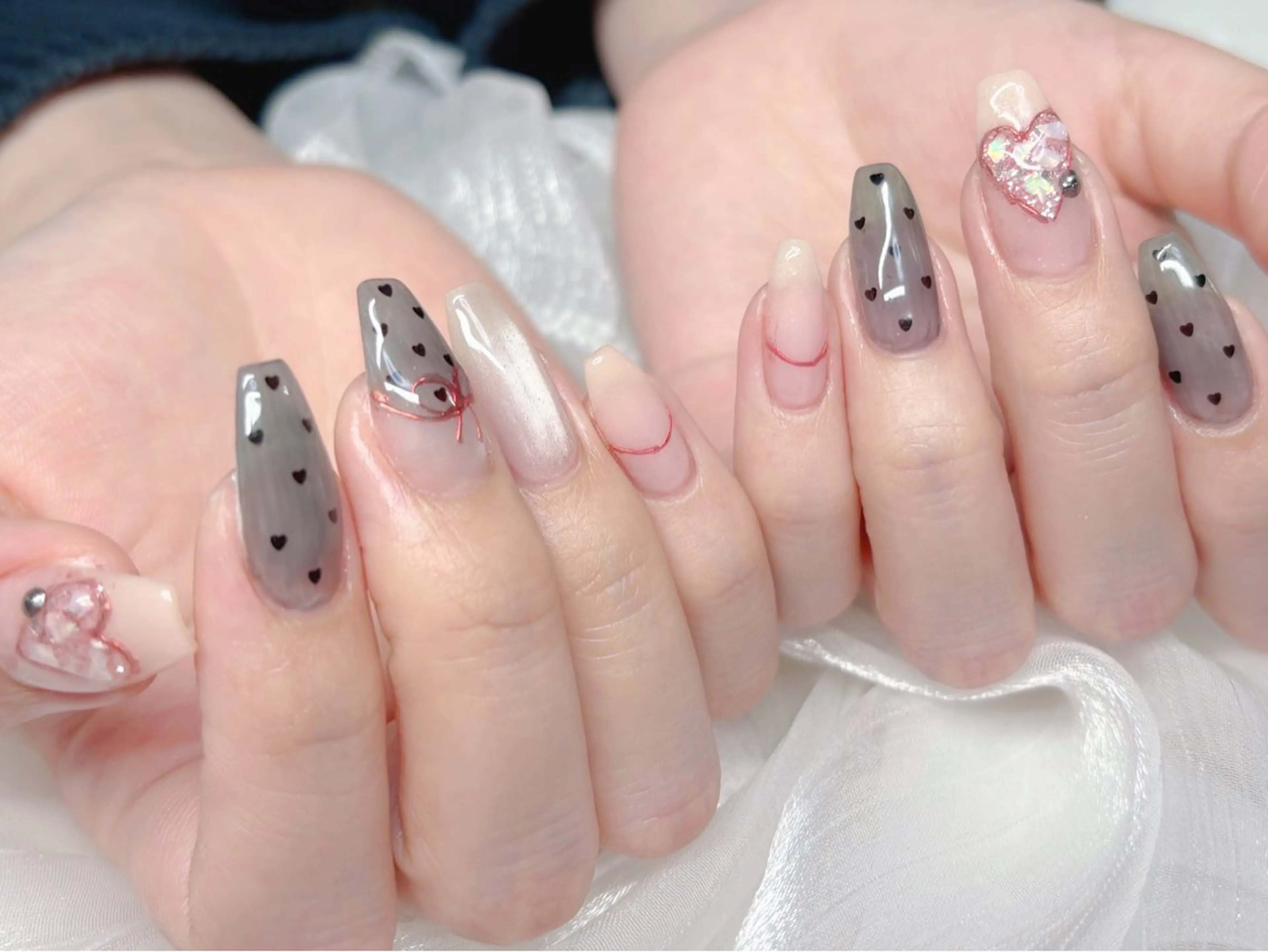 ネイル 持ち込み Nail •Head スパFortunaのネイルデザイン