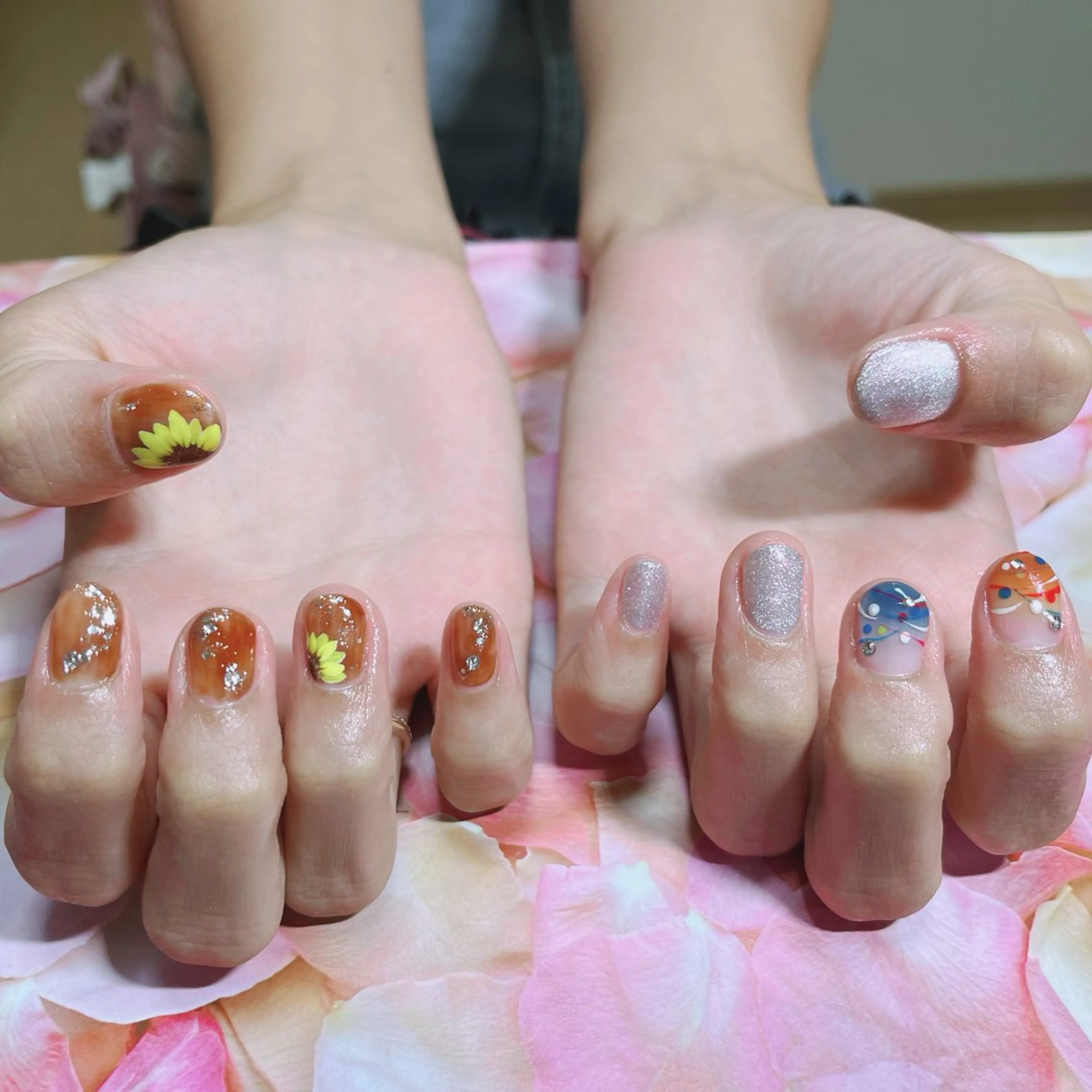 ショート ハンドネイル hs nail salonのネイルデザイン