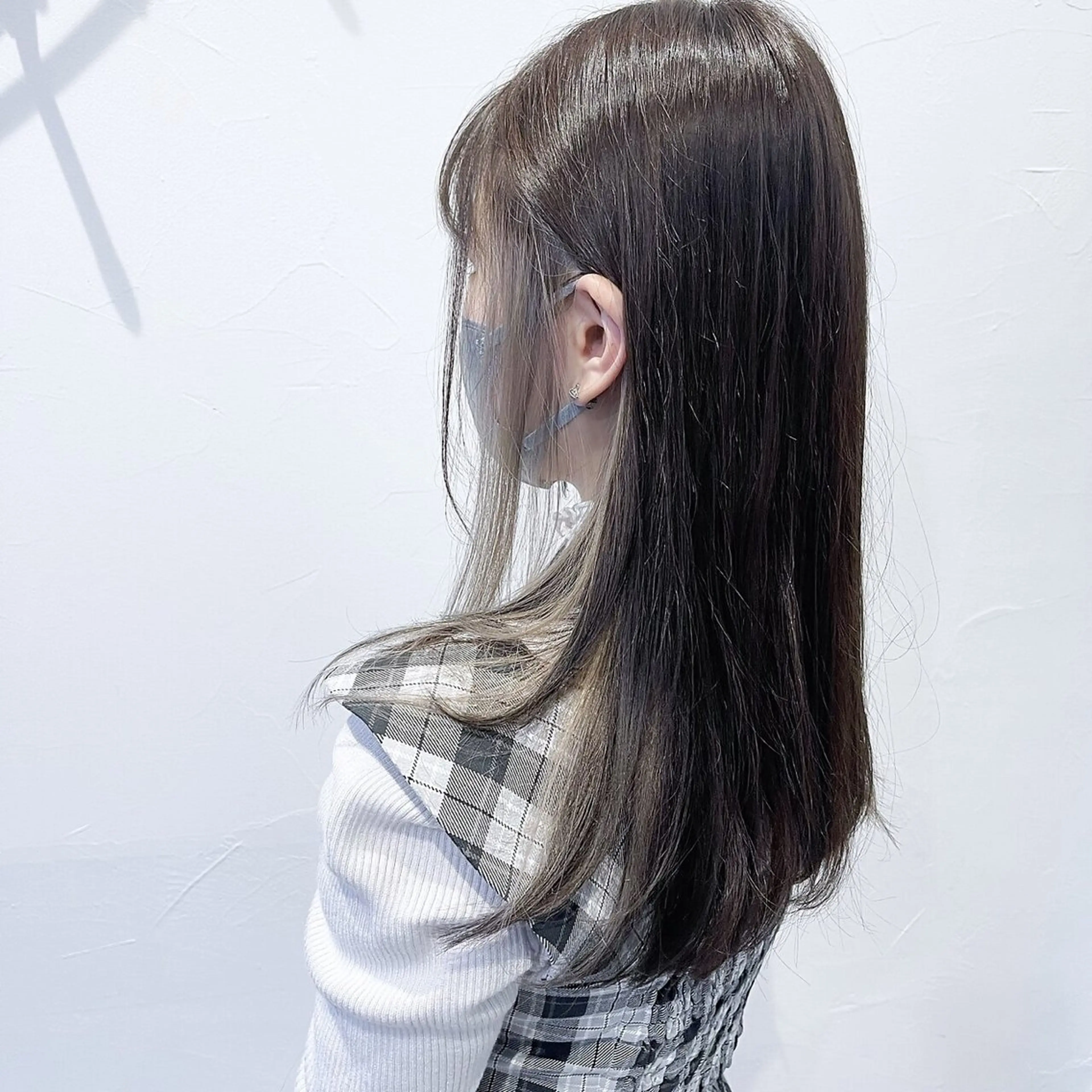 ロング カラー 坂柳 朱音のヘアスタイル