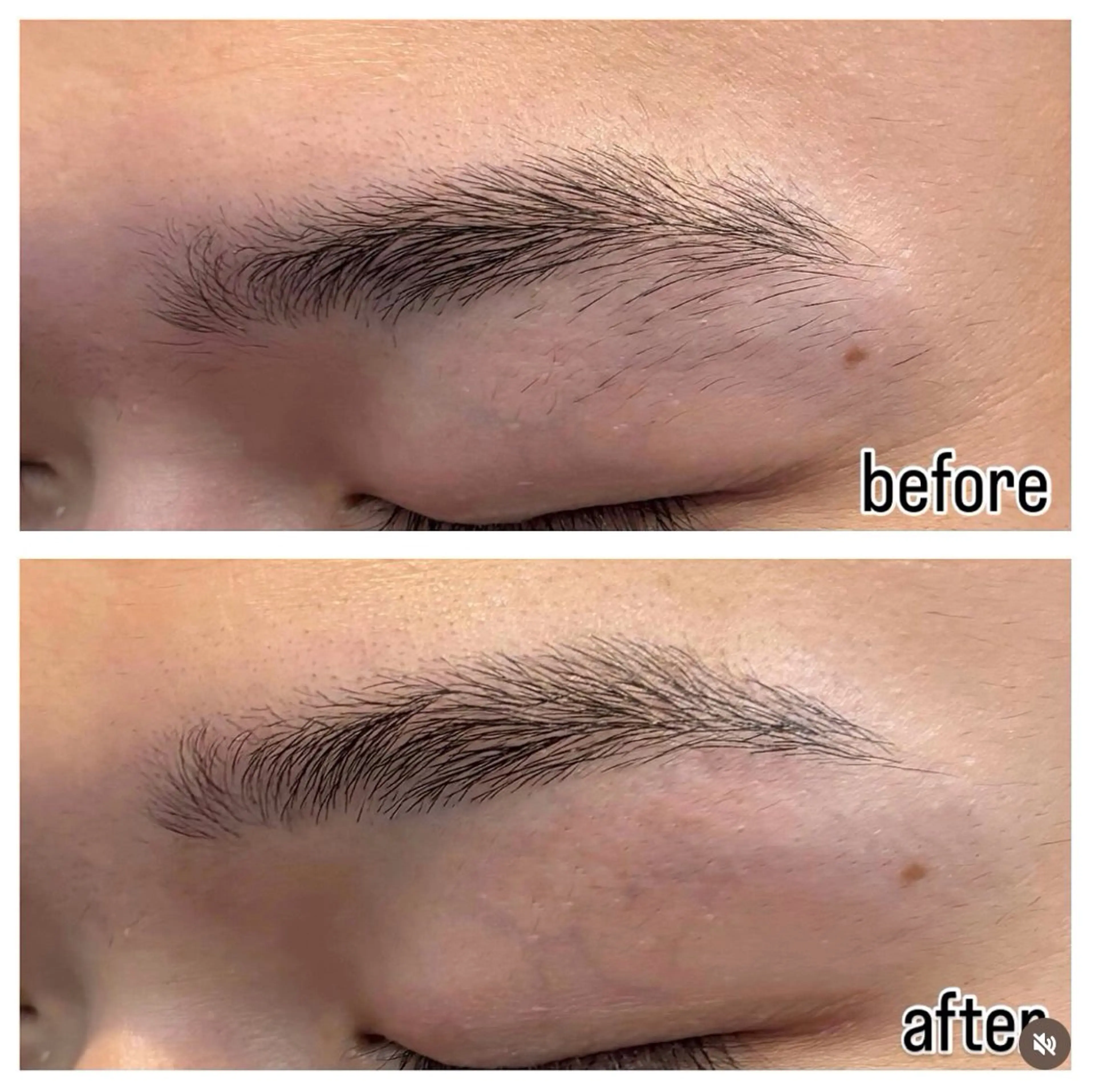 アイブロウ ワックス脱毛 眉カット fiti 東逗子のマツエク・マツパデザイン