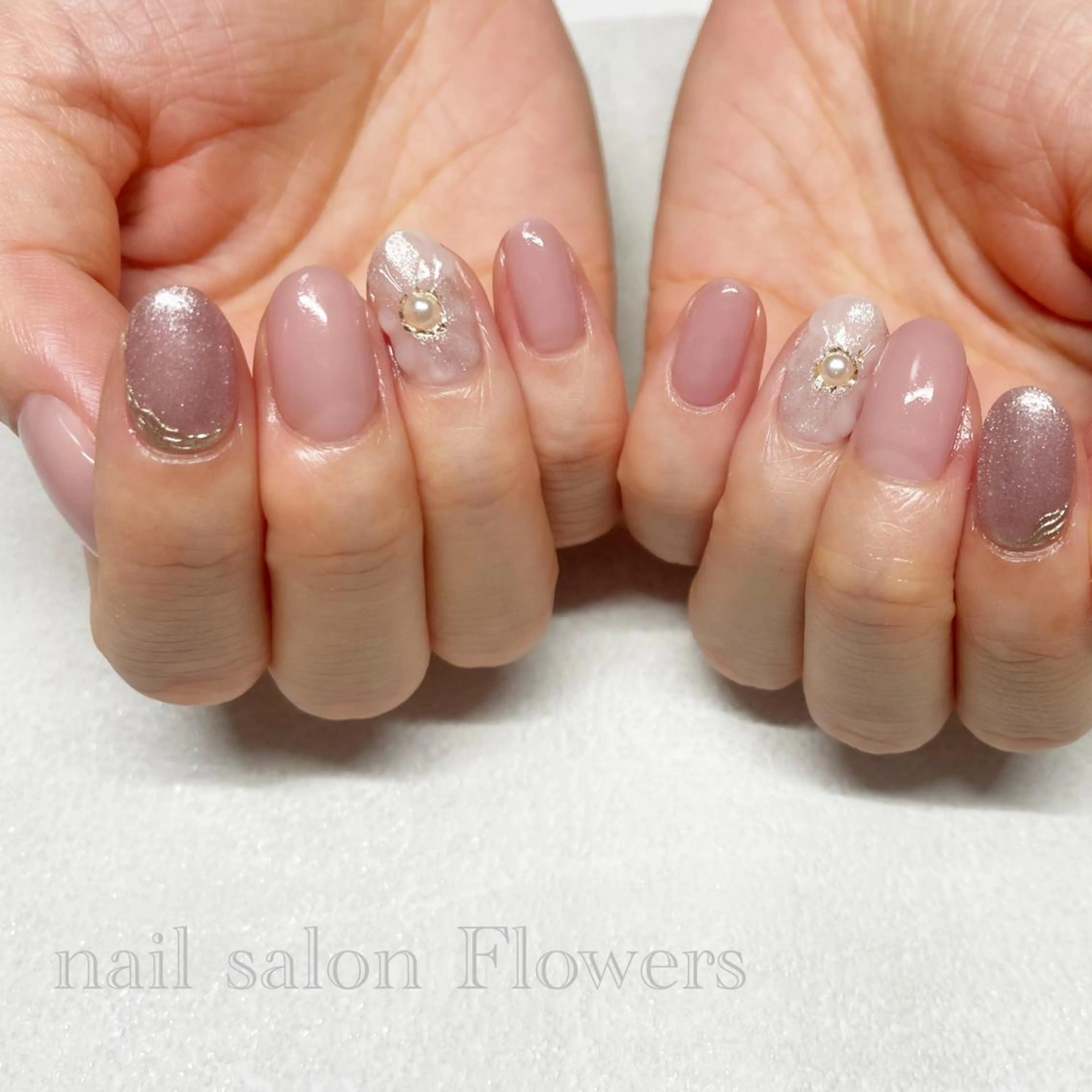 ネイル ハンドネイル Flowers Tomomiのネイルデザイン