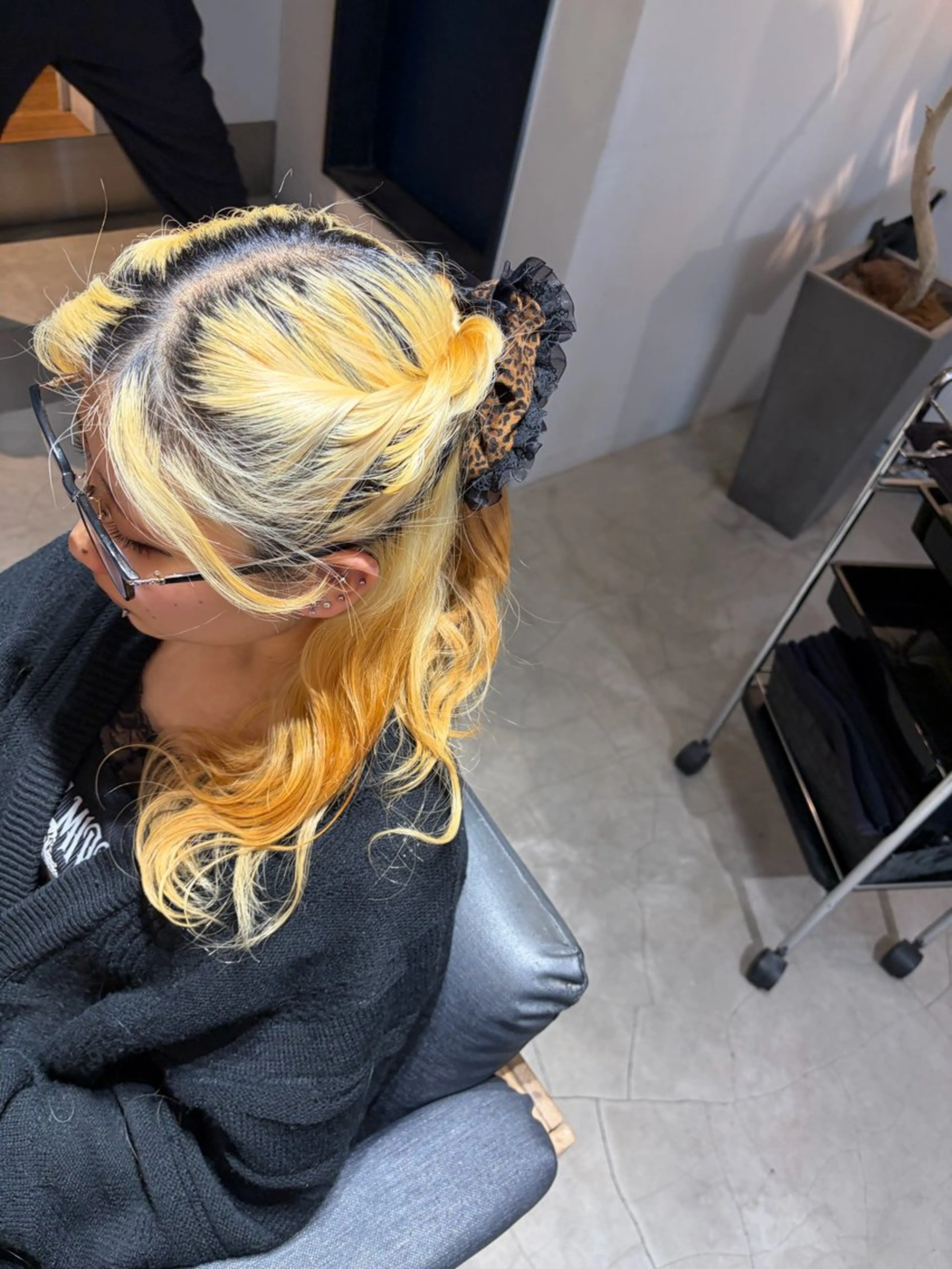 ヘアセット 大参 花のヘアスタイル