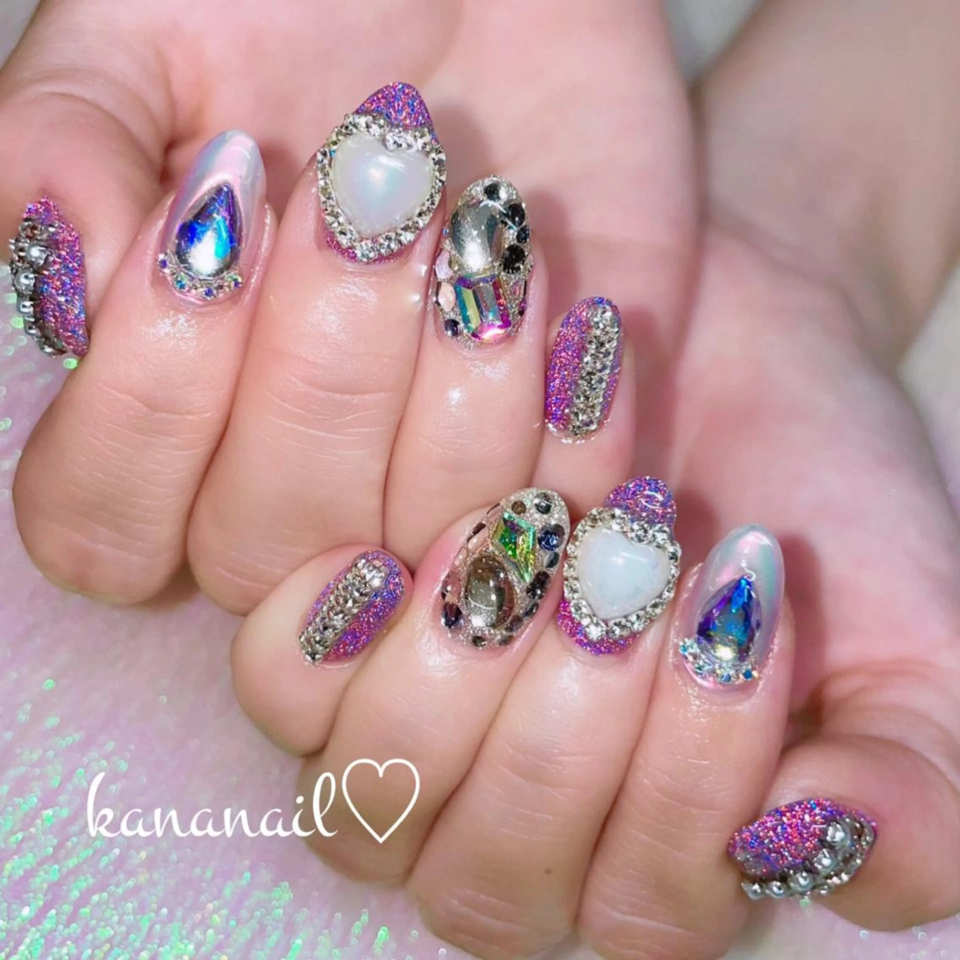 ネイル フラッシュネイル kananail ♡のネイルデザイン