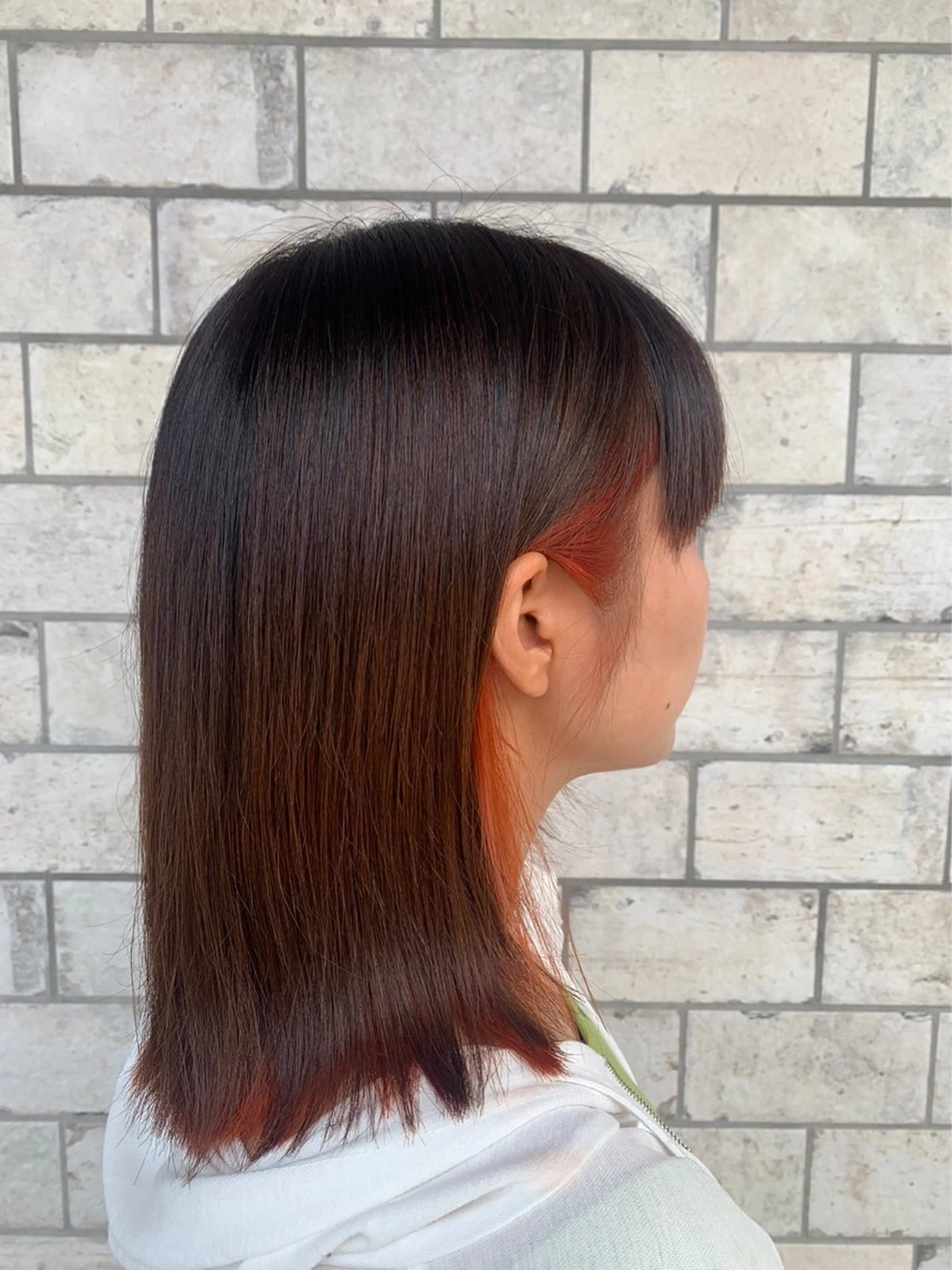 🪞【当日予約◎】🪞小顔カット+カラー+インナーカラー(サイド～バック)＋マーブ ¥25850~→¥20500の写真