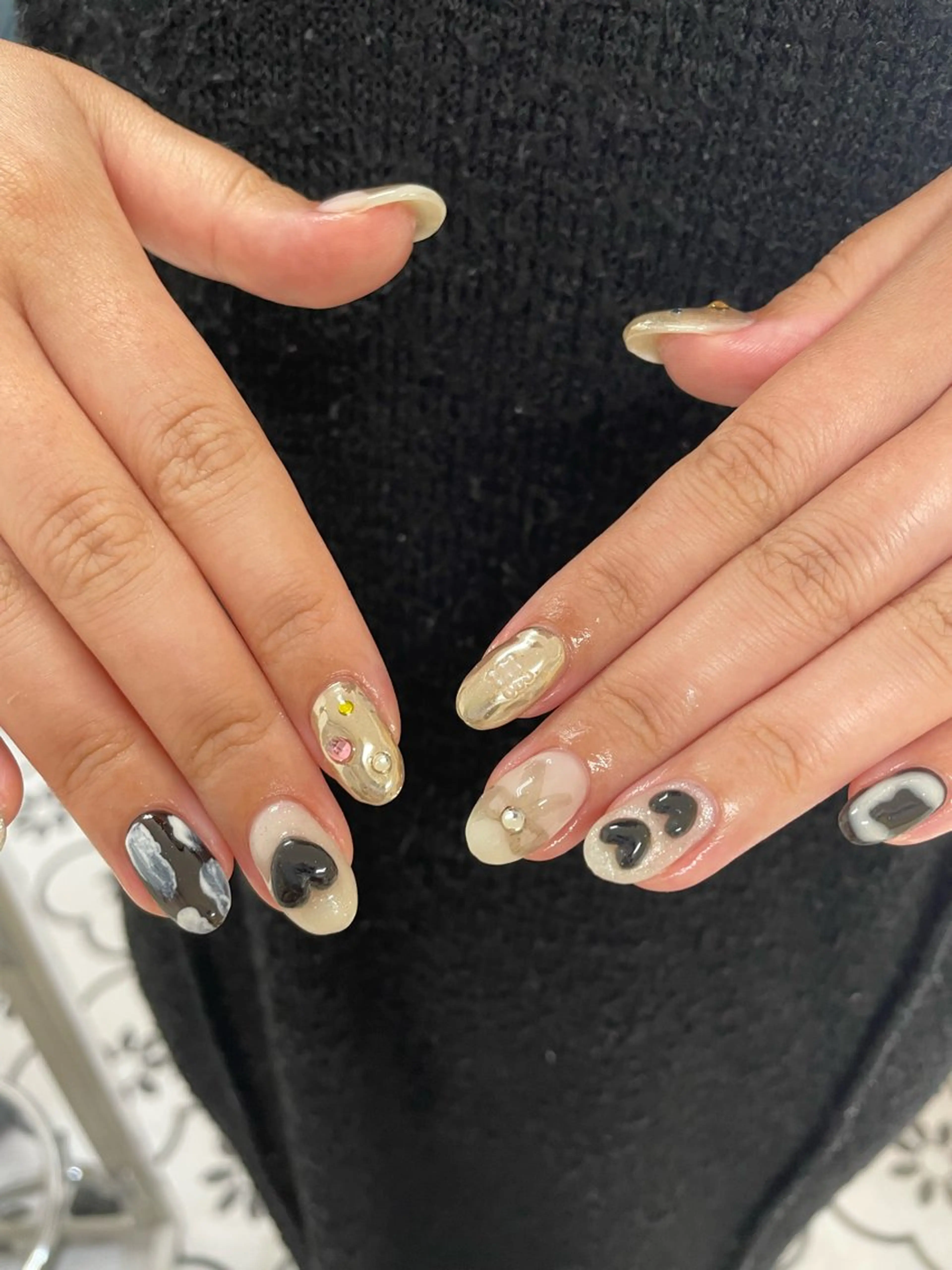 ネイル ハンドネイル koyu 🩶のネイルデザイン