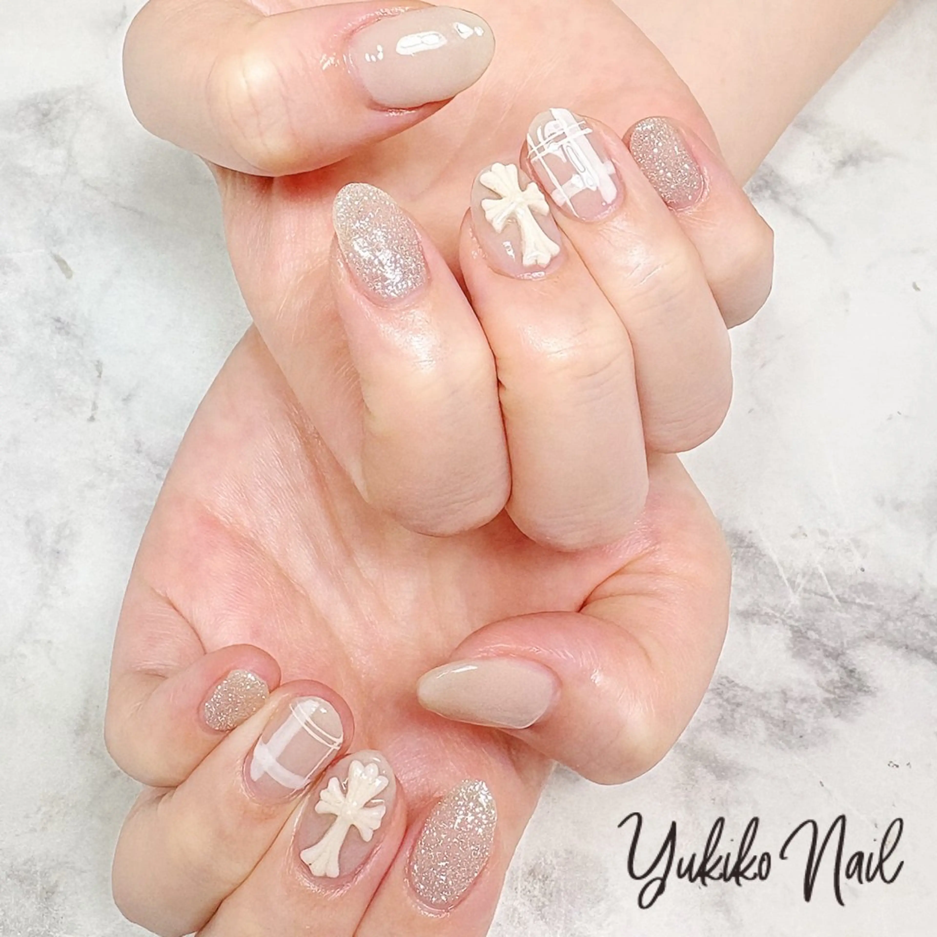 ネイル アートネイル シンプルネイル ハンドネイル ユキコ ネイルのネイルデザイン