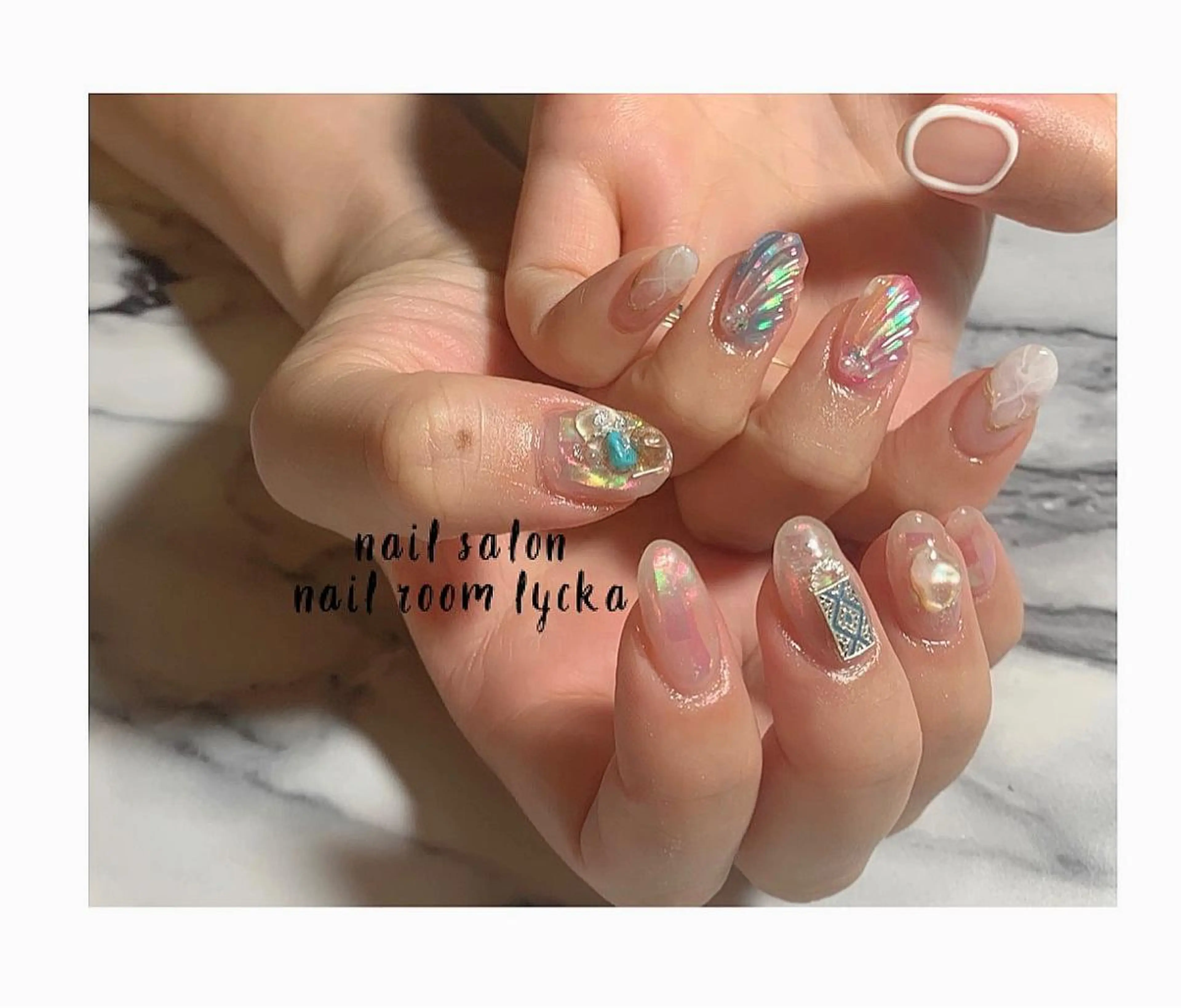 ネイル ﾈｲﾙﾙｰﾑﾘｯｶ 𝐦𝐚𝐲𝐮のネイルデザイン